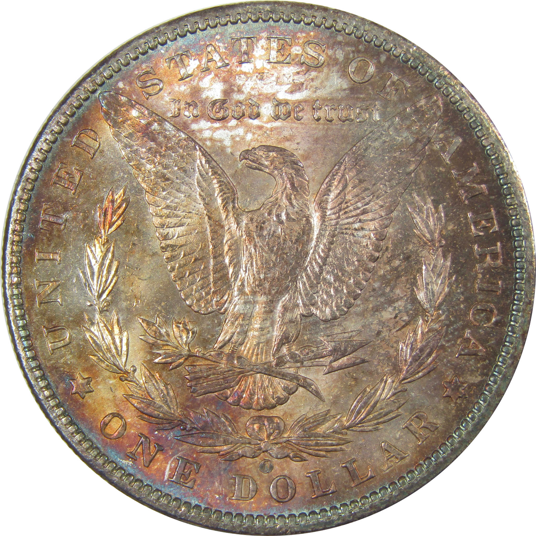 1901 O Morgan Dollar Uncirculated Silver $1 Coin Toned SKU:CPC1001