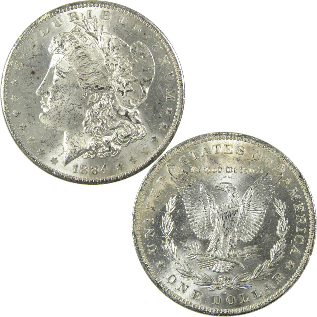 1884 O Morgan Silver Dollar Uncirculated Mint State $1 Coin SKU:I27083 - Morgan coin - Morgan silver dollar - Morgan silver dollar for sale - Profile Coins & Collectibles