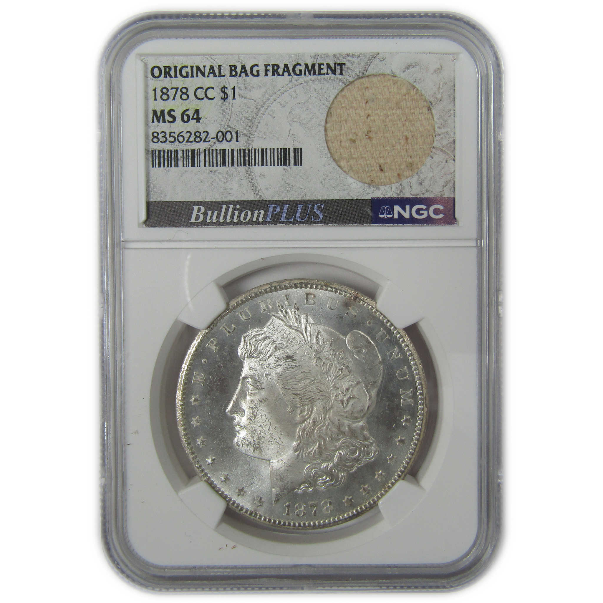 1878 CC Morgan Dollar MS 64 NGC Silver Bag Fragment SKU:I23616 - Morgan coin - Morgan silver dollar - Morgan silver dollar for sale - Profile Coins & Collectibles