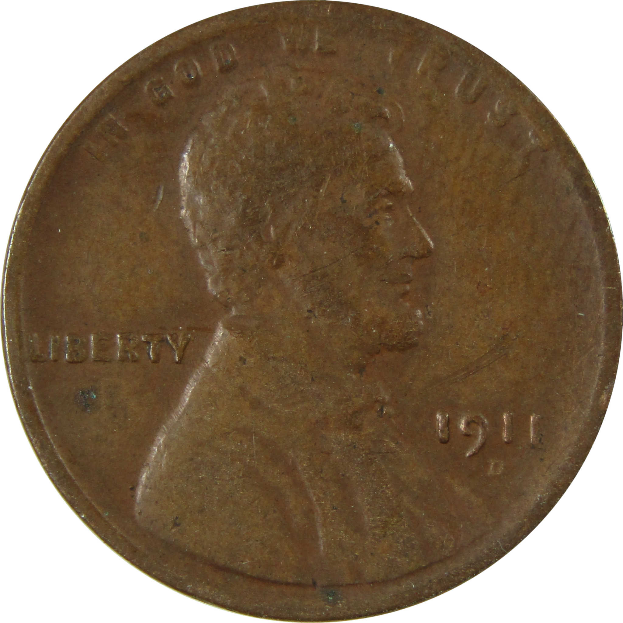 1911 D Lincoln Wheat Cent VF Very Fine Details Penny SKU:I26359