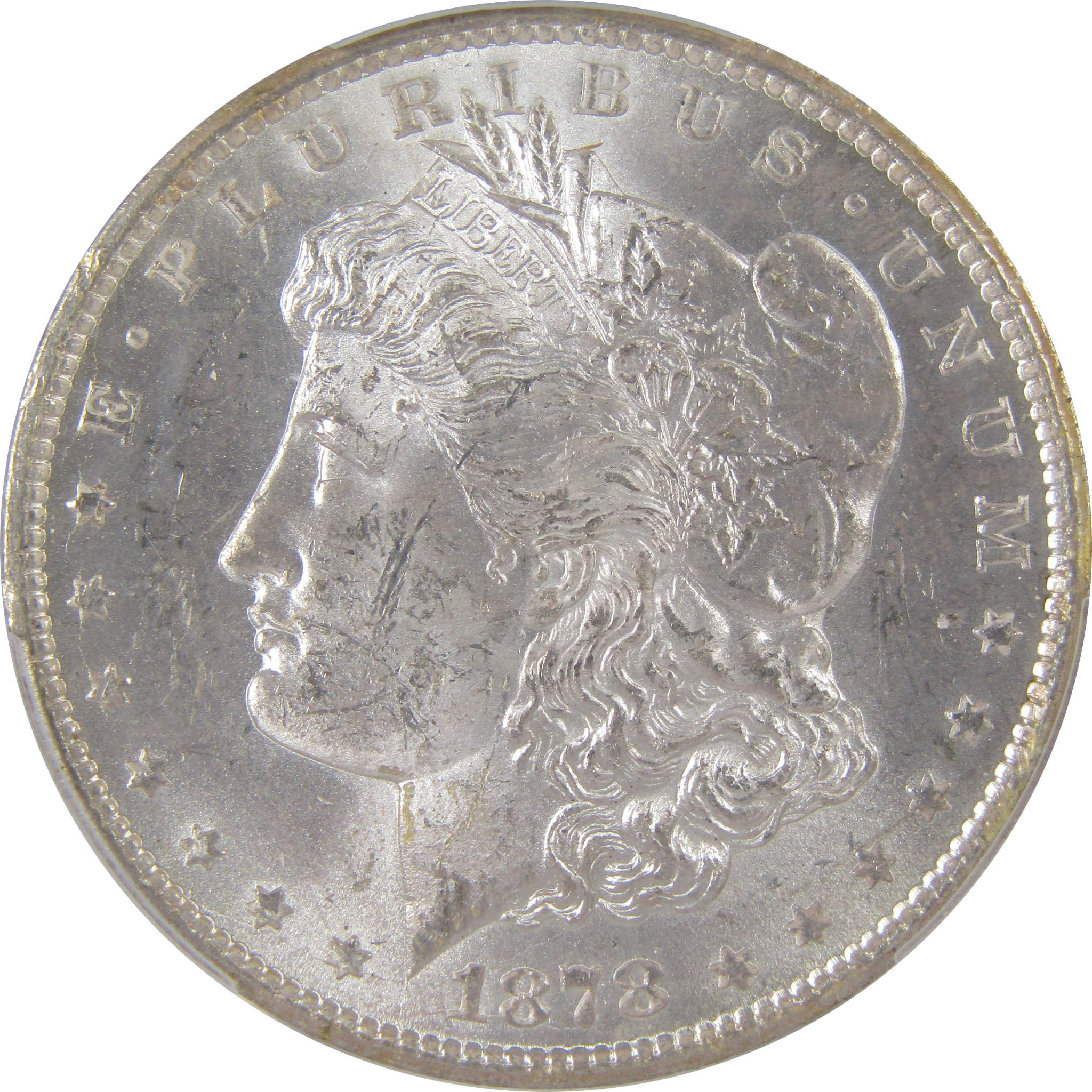1878 CC Morgan Dollar MS 62 PCGS Silver Uncirculated SKU:I18756 - Morgan coin - Morgan silver dollar - Morgan silver dollar for sale - Profile Coins & Collectibles