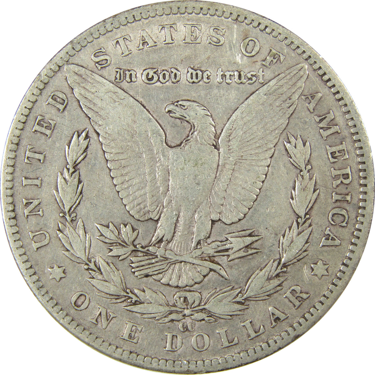 1884 CC Morgan Silver Dollar VF Very Fine $1 Coin SKU:CP1584 - Morgan coin - Morgan silver dollar - Morgan silver dollar for sale - Profile Coins & Collectibles