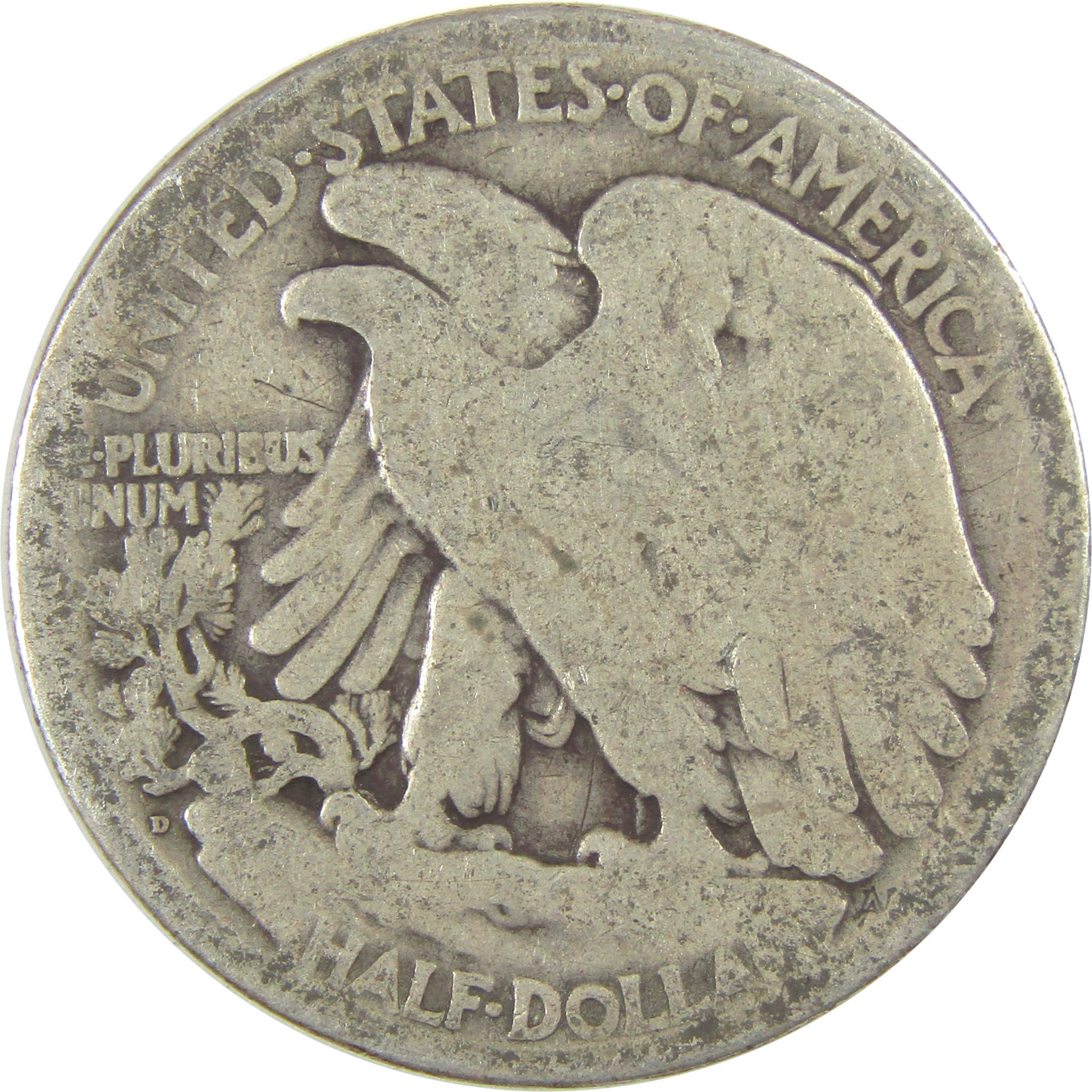 1919 D Liberty Walking Half Dollar AG About Good Silver SKU:I20047