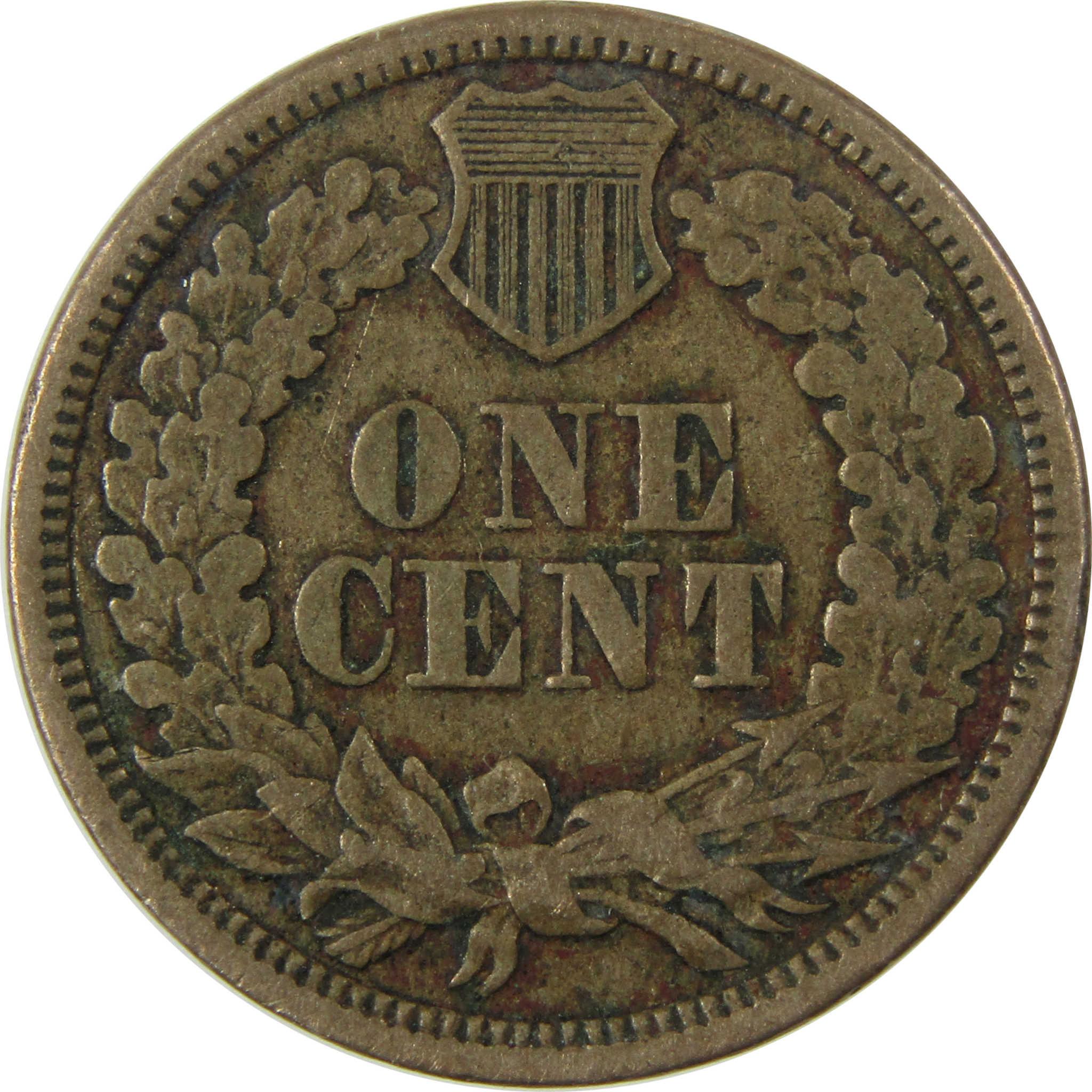 1861 Indian Head Cent VF Very Fine Penny 1c Coin SKU:CP1282