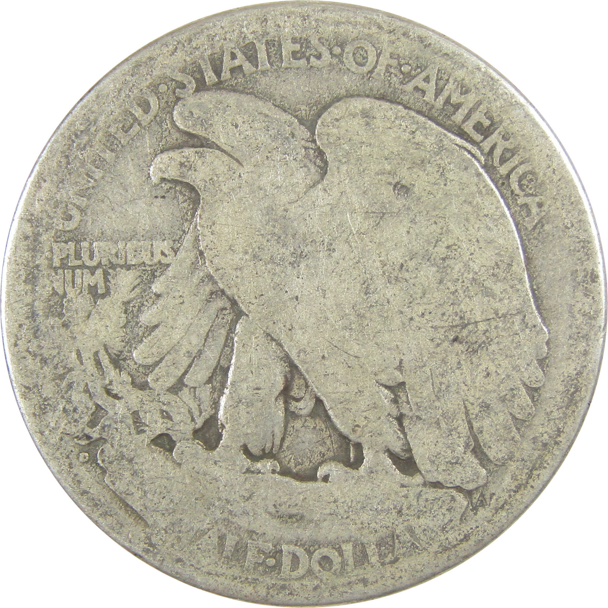 1919 D Liberty Walking Half Dollar AG About Good Silver SKU:I20052