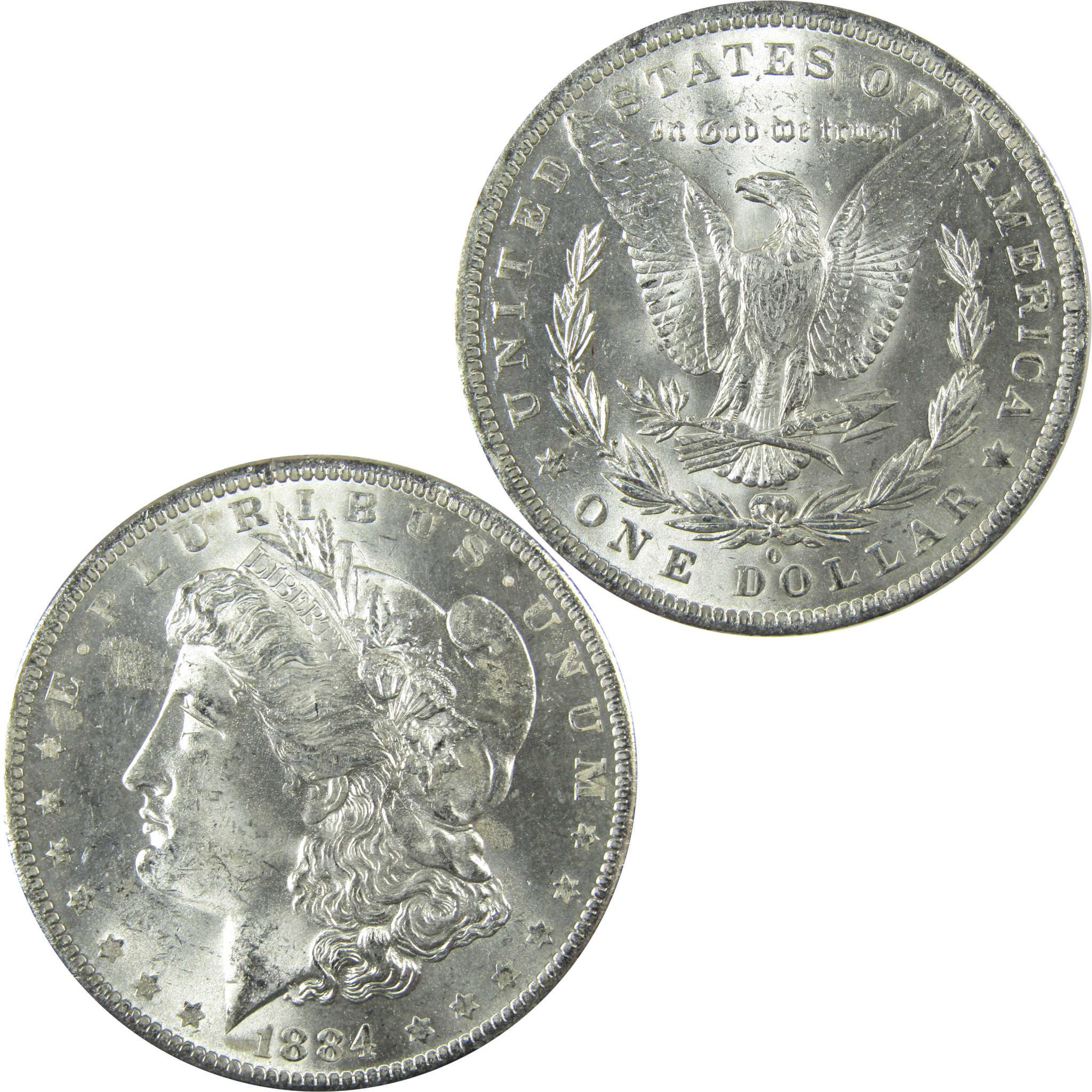 1884 O Morgan Silver Dollar Uncirculated Mint State $1 Coin SKU:I27076 - Morgan coin - Morgan silver dollar - Morgan silver dollar for sale - Profile Coins & Collectibles