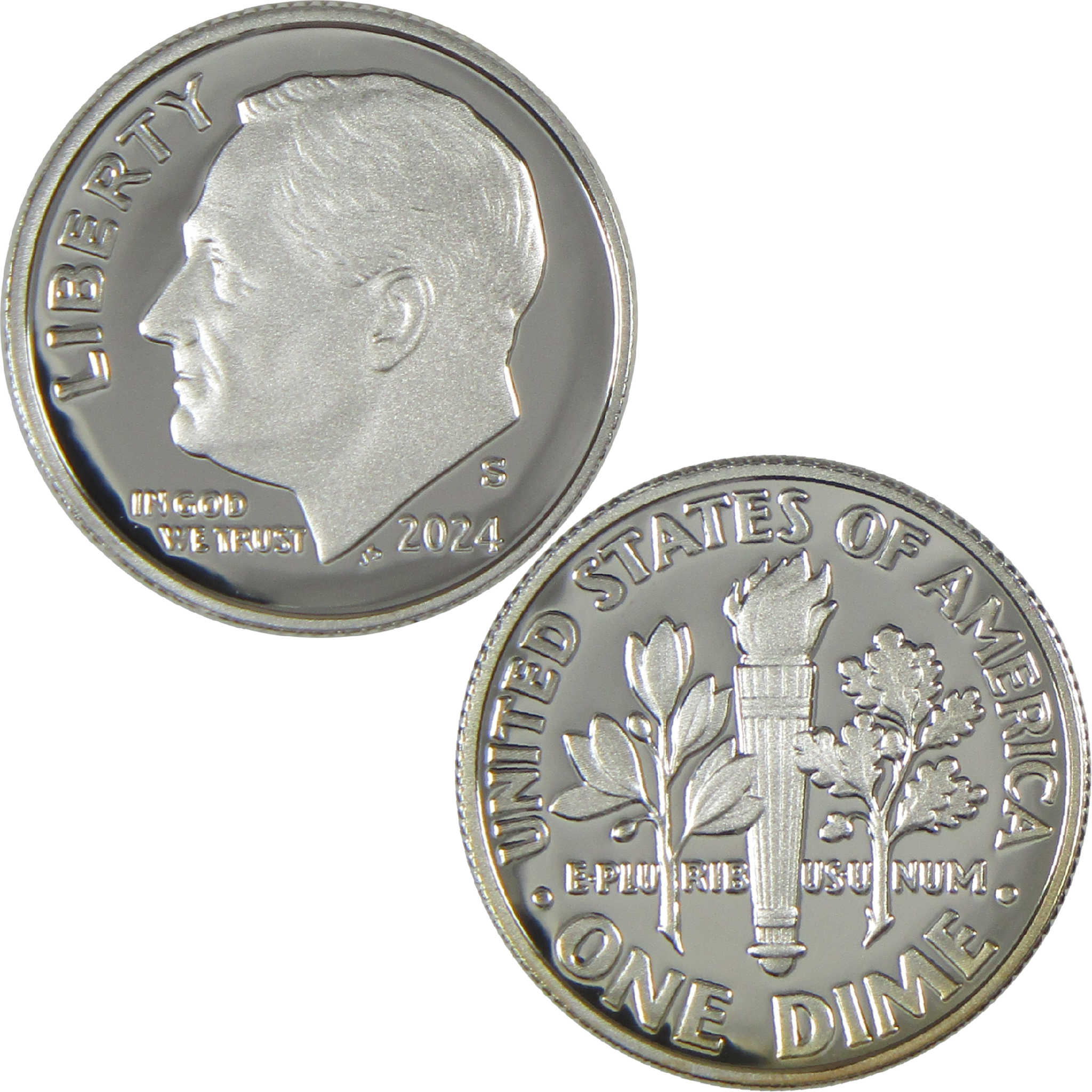 2024 S Roosevelt Dime Choice Proof .999 Silver 10c Coin