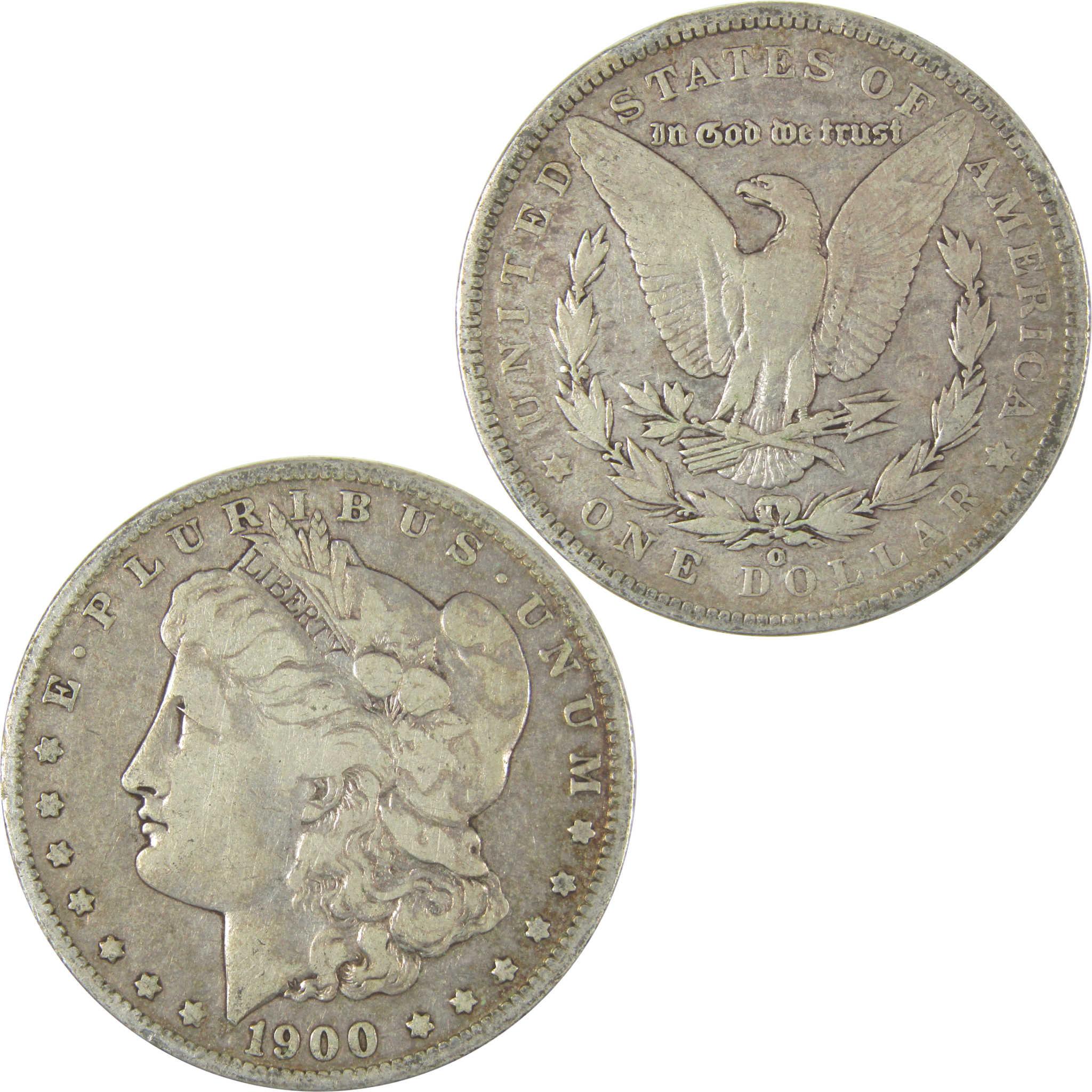 1900 O/CC Morgan Dollar F Fine Silver $1 Coin SKU:I22568 - Morgan coin - Morgan silver dollar - Morgan silver dollar for sale - Profile Coins & Collectibles
