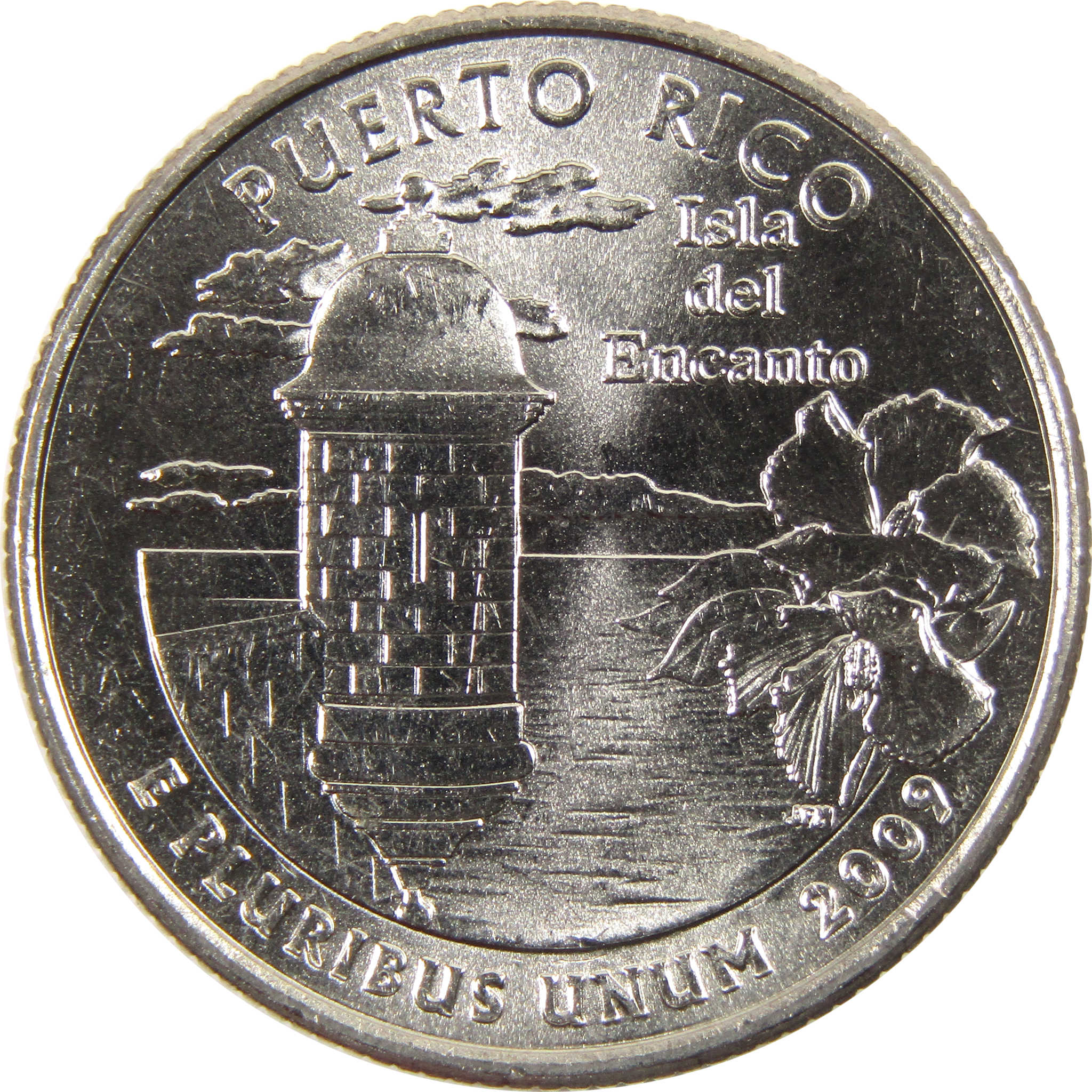 2009 D Puerto Rico Territories Quarter BU Uncirculated Clad 25c Coin