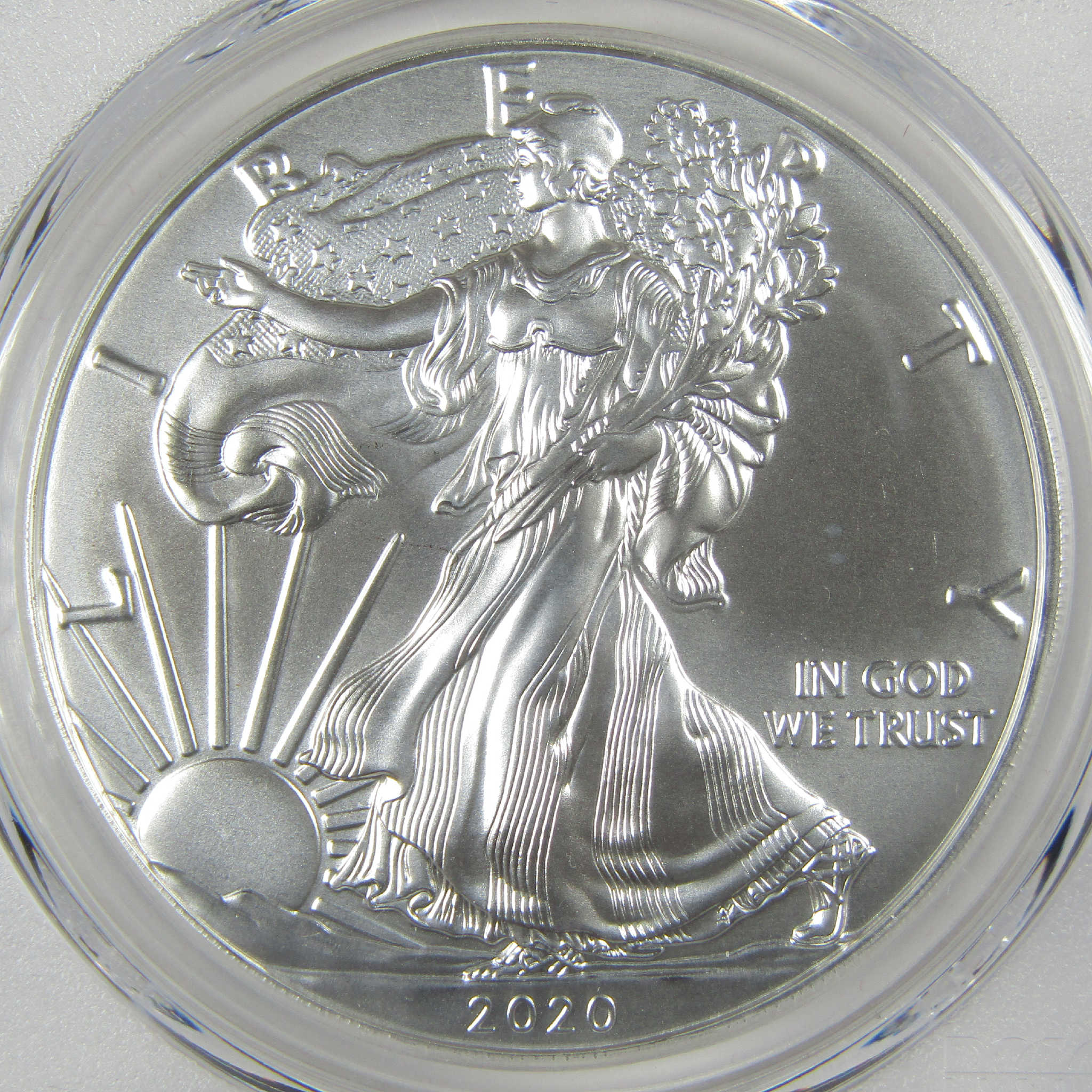 2020 (P) American Silver Eagle MS 69 PCGS Emergency First Strike