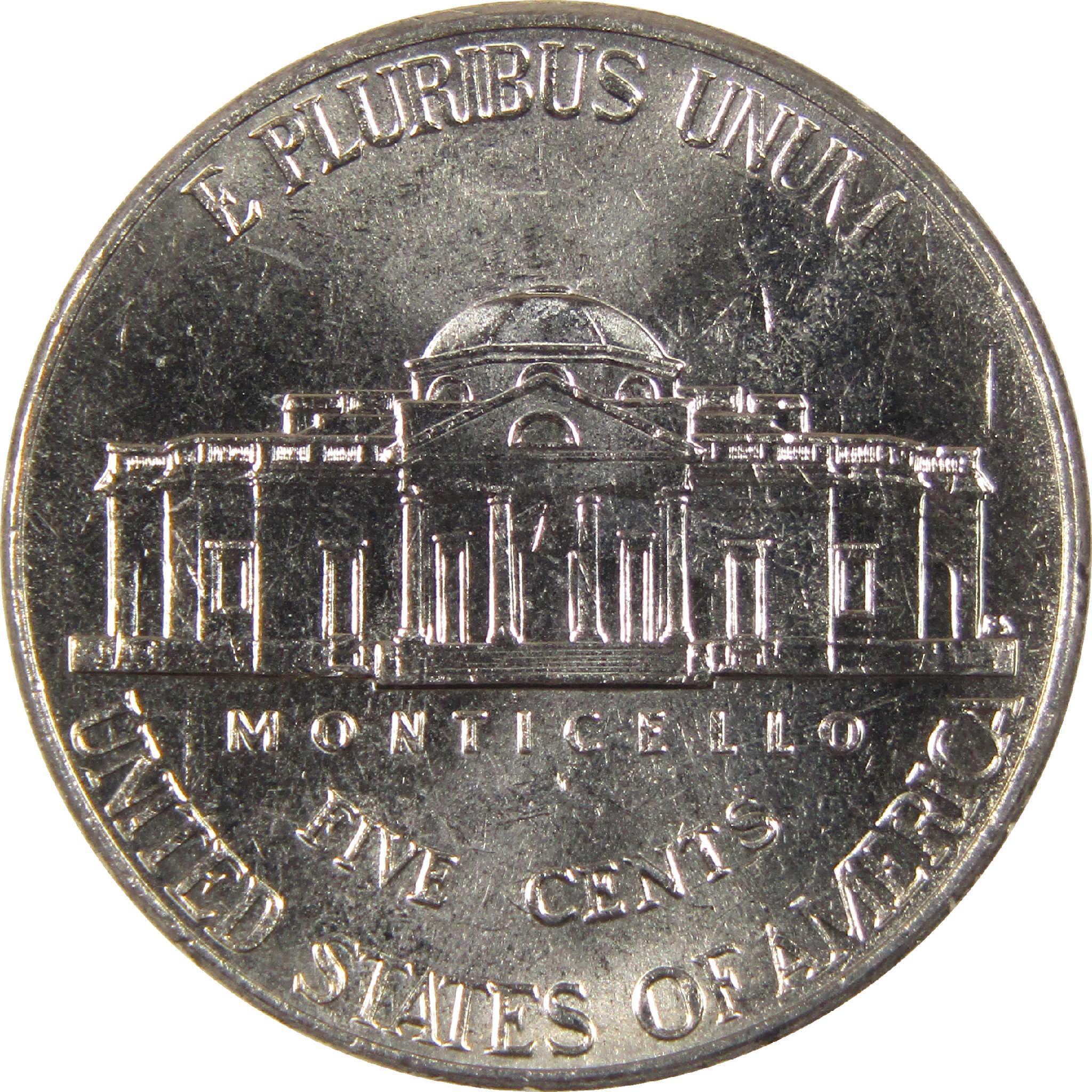 2008 D Jefferson Nickel Uncirculated 5c Coin