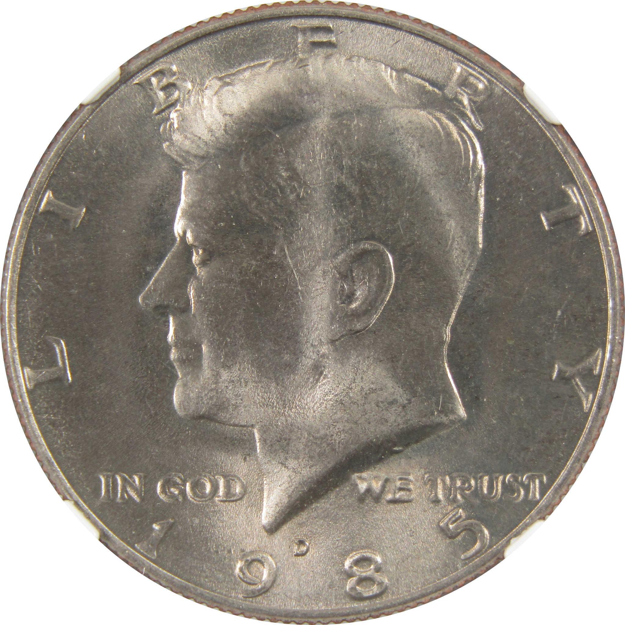 1985 D Kennedy Half Dollar MS 68 NGC Clad 50c Uncirculated SKU:I9764