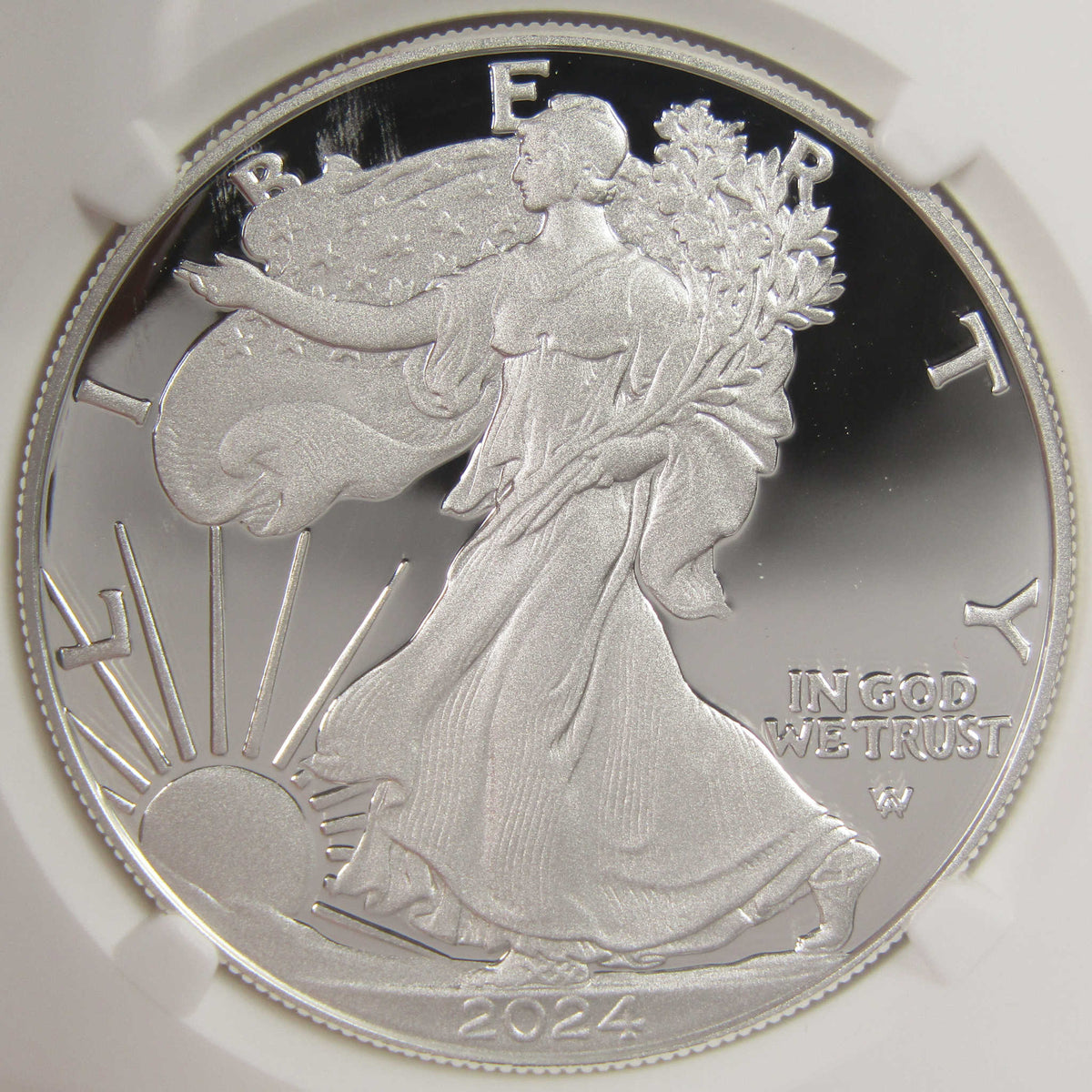2024 W American Silver Eagle PF 69 UCAM NGC Coin Gaudioso SKU:OPC116