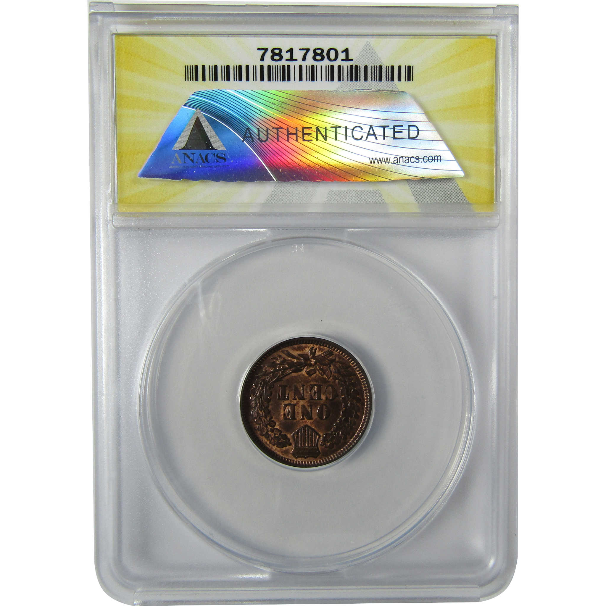 1898 Indian Head Cent MS 63 RB ANACS Penny Uncirculated SKU:CP849