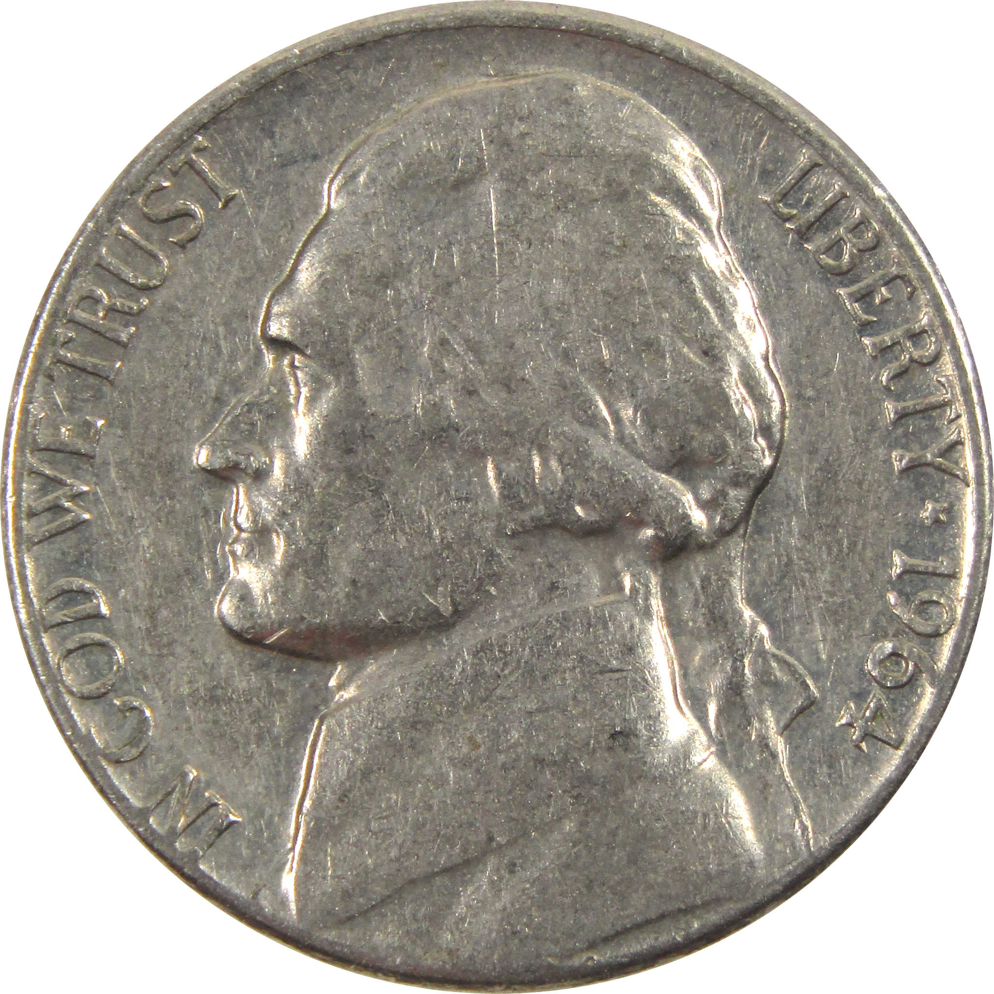 1964 D Jefferson Nickel AG About Good 5c Coin