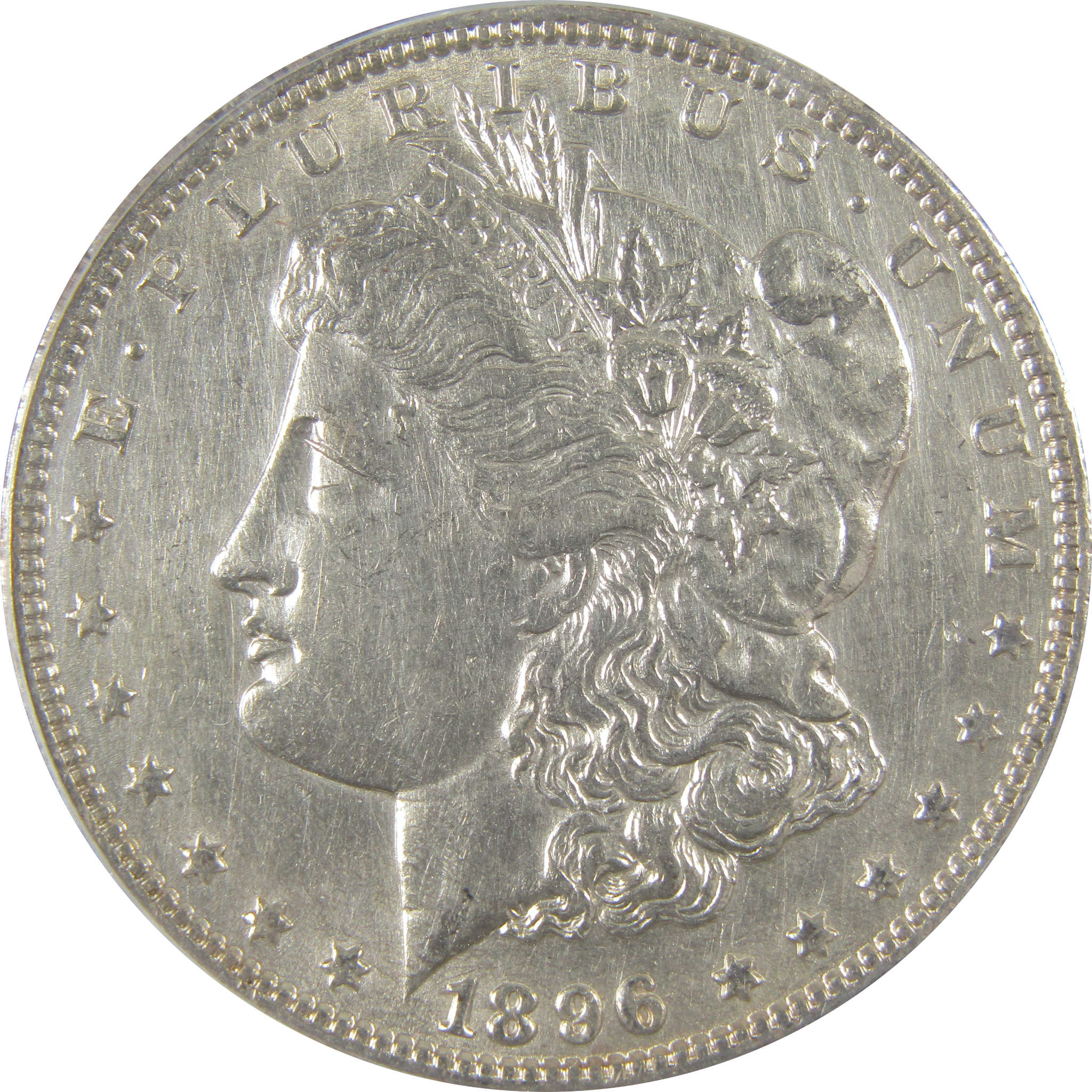 1896 O Morgan Dollar AU 50 Details ANACS Silver $1 Coin SKU:I19035 - Morgan coin - Morgan silver dollar - Morgan silver dollar for sale - Profile Coins & Collectibles