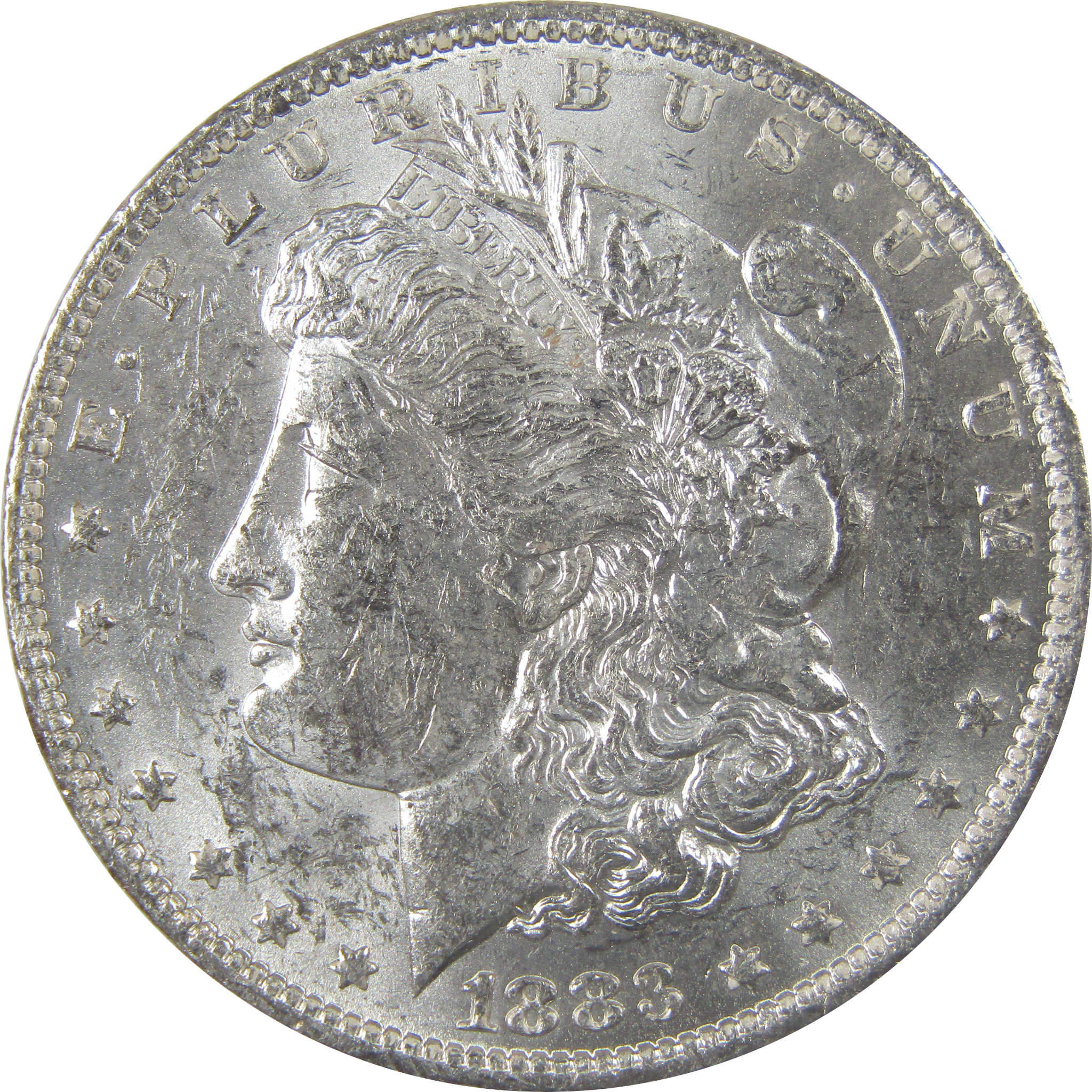 1883 O Morgan Silver Dollar Uncirculated Mint State Toned SKU:I24868