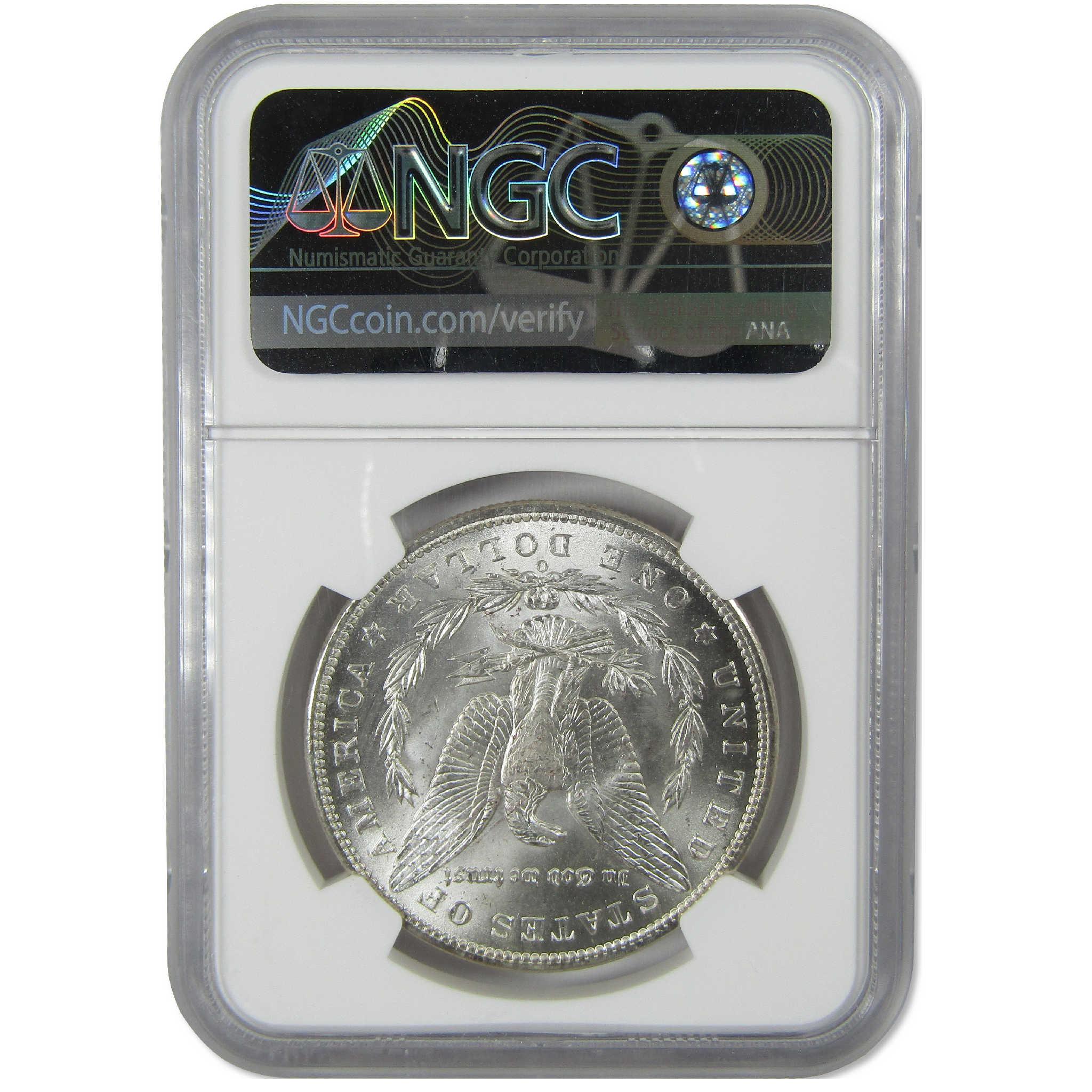 1898 O Morgan Silver Dollar MS 66 NGC Uncirculated $1 Coin Collectible - Morgan coin - Morgan silver dollar - Morgan silver dollar for sale - Profile Coins & Collectibles