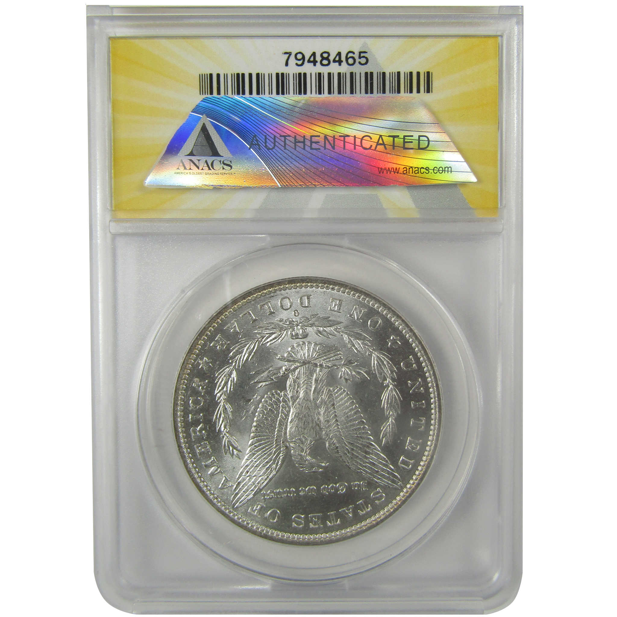 1882 O/S VAM-4 Recessed Top 100 Morgan Dollar MS 61 ANACS SKU:I21934 - Morgan coin - Morgan silver dollar - Morgan silver dollar for sale - Profile Coins & Collectibles