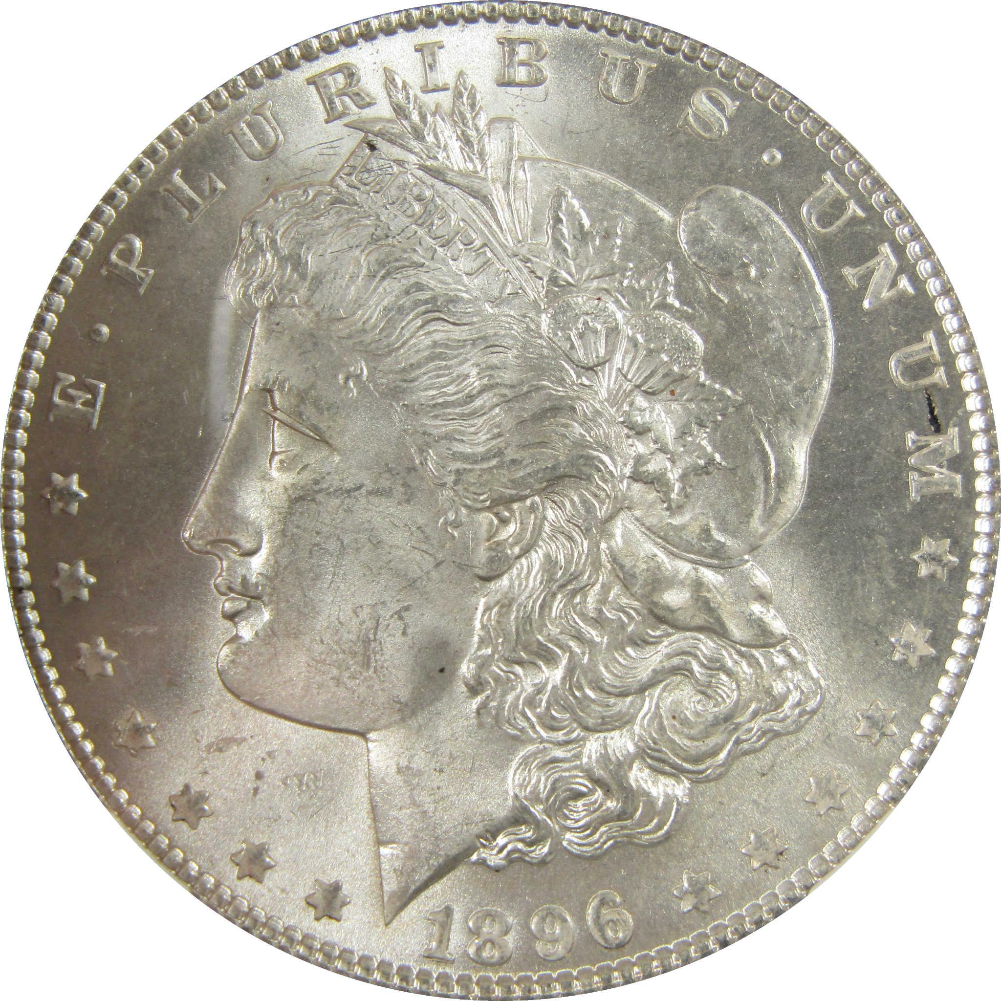 1896 Morgan Silver Dollar MS 64 NGC Uncirculated $1 Coin SKU:I27908 - Morgan coin - Morgan silver dollar - Morgan silver dollar for sale - Profile Coins & Collectibles