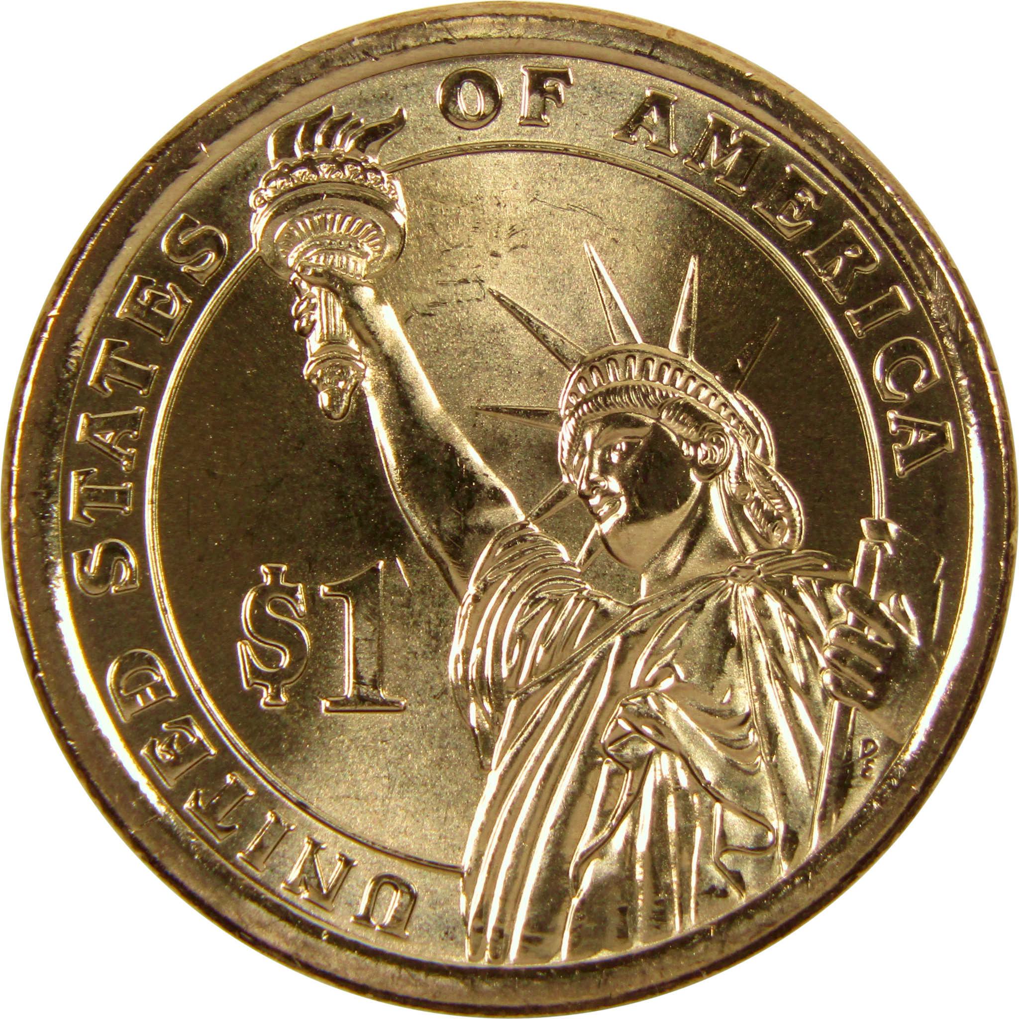 2010 D Abraham Lincoln Presidential Dollar BU Uncirculated $1 Coin