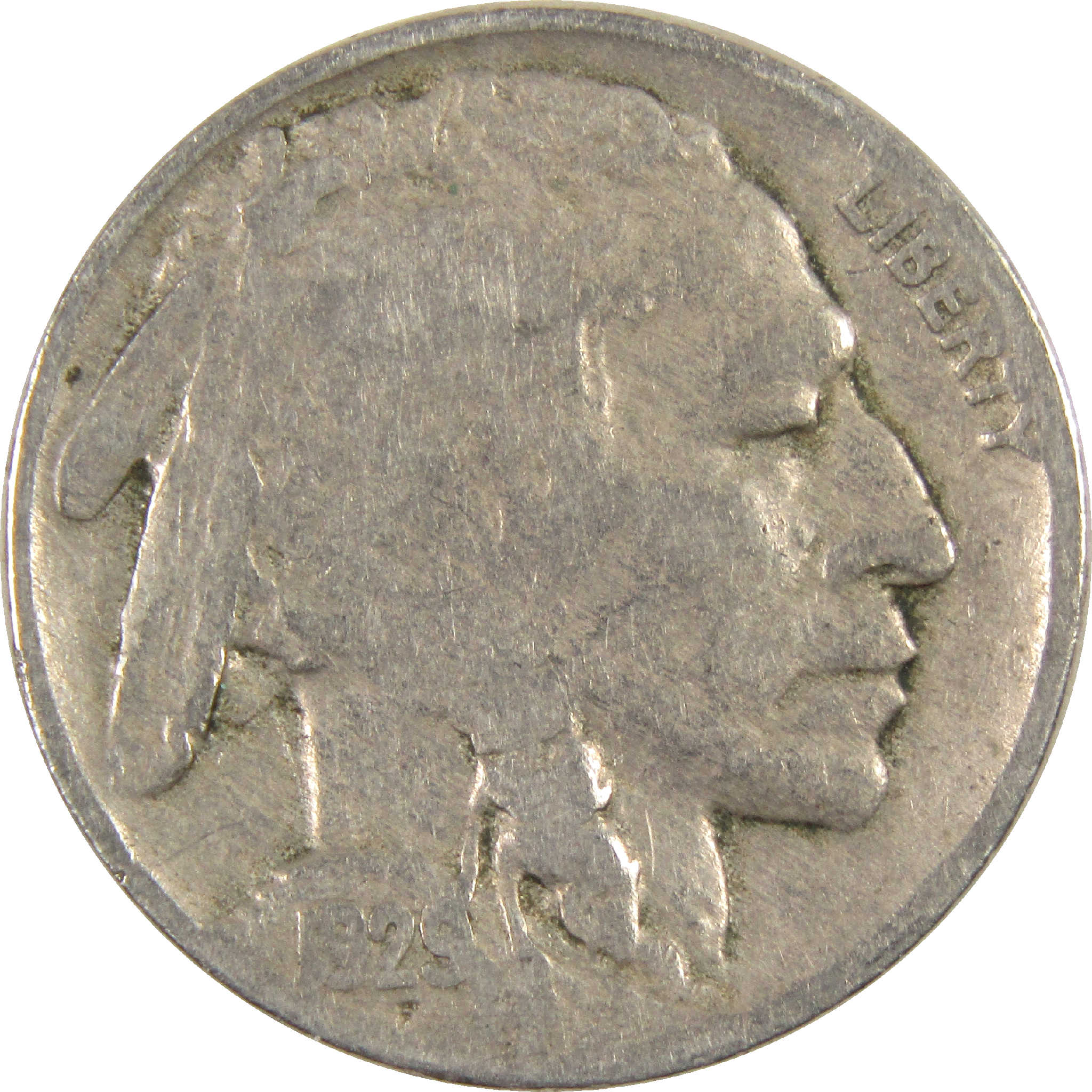 1929 Indian Head Buffalo Nickel G Good 5c Coin