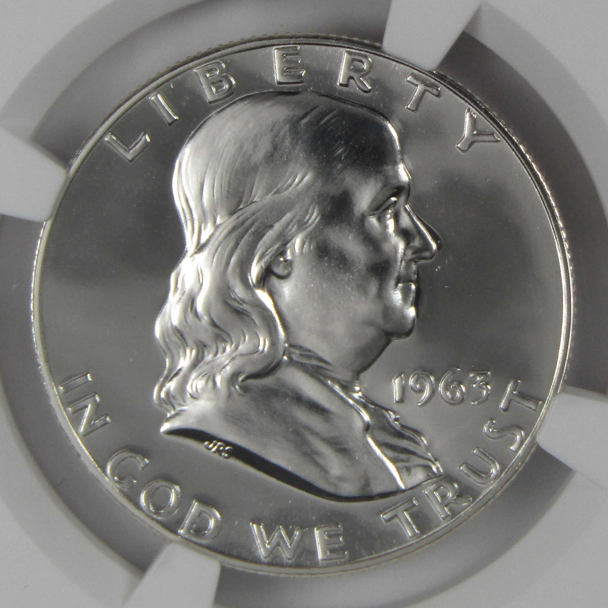 1963 Franklin Silver Half Dollar PF 69 NGC Proof 50c Coin SKU:I27434