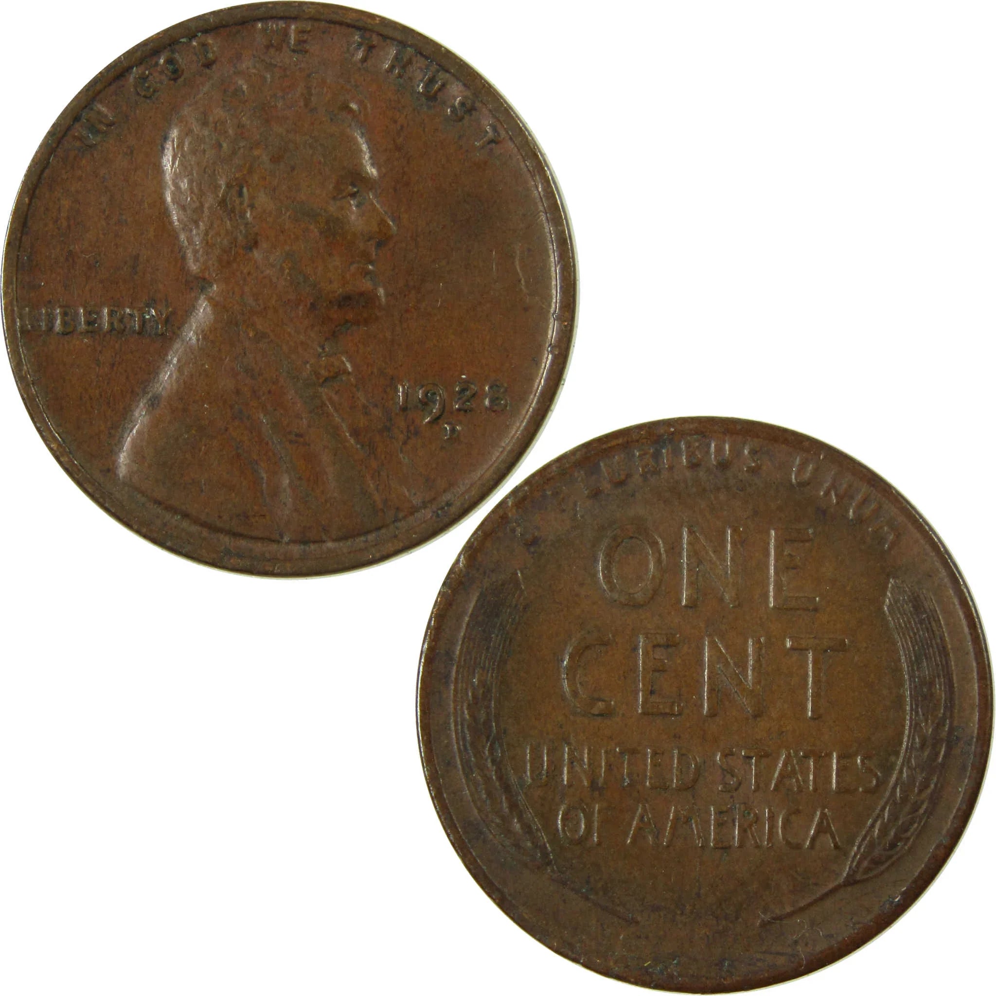 1928 D Lincoln Wheat Cent VF Very Fine Penny 1c Coin SKU:I27578