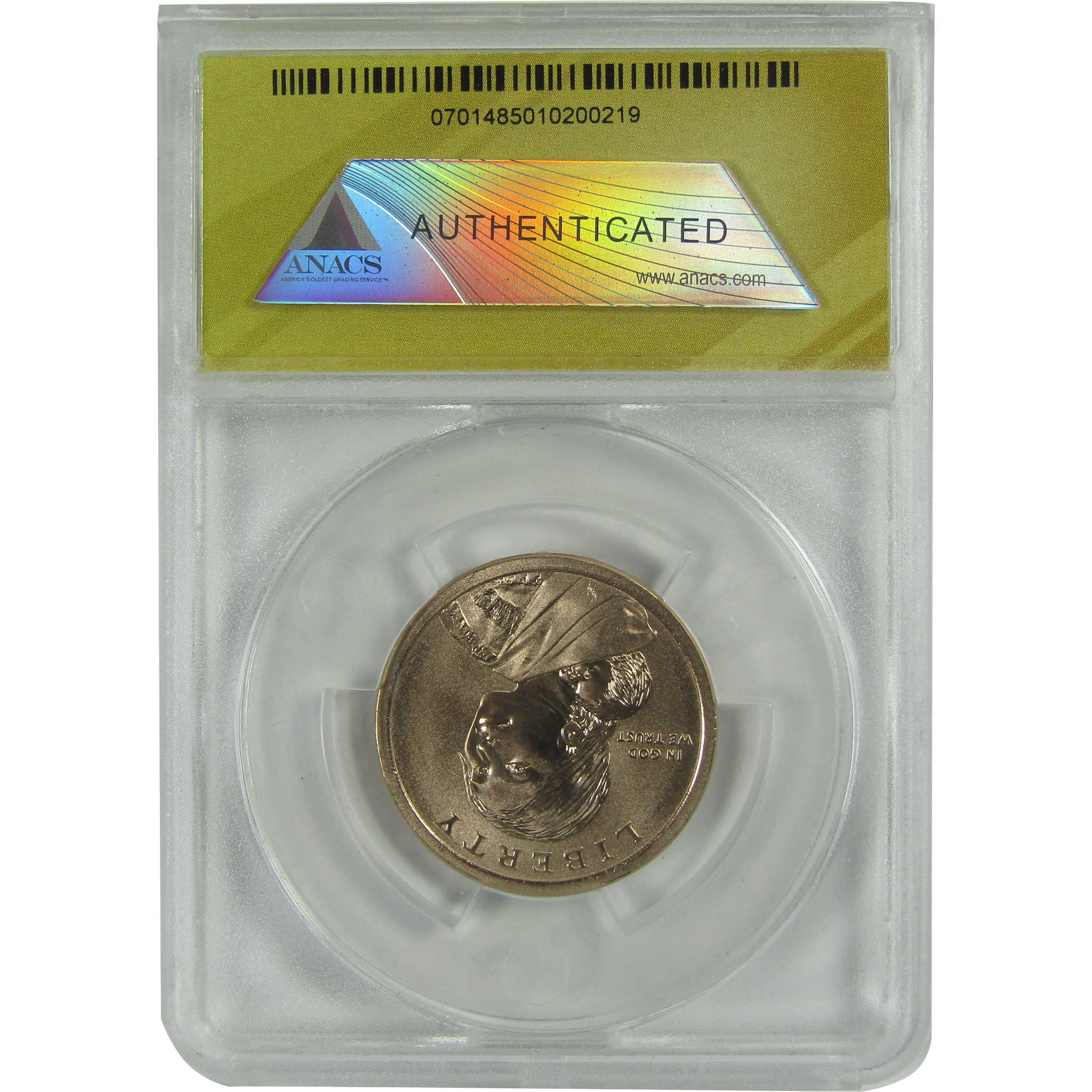 2014 D Hospitality Native American Dollar EU 69 ANACS SKU:CPC9234