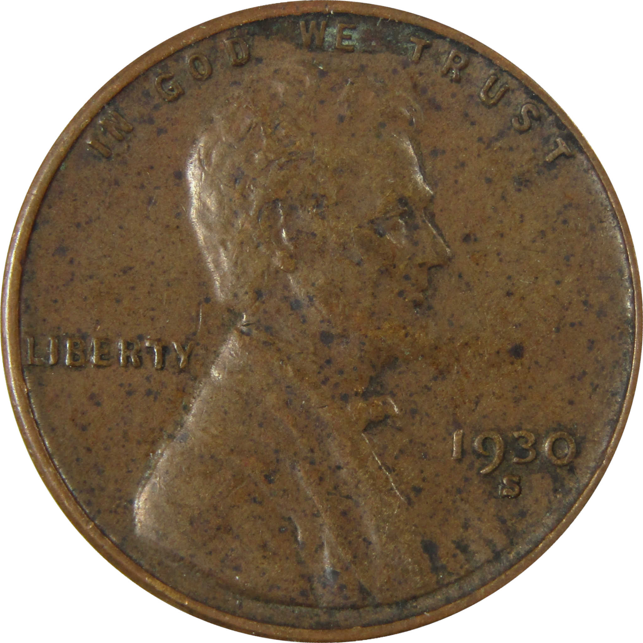 1930 S Lincoln Wheat Cent VF Very Fine Penny 1c Coin SKU:I27147