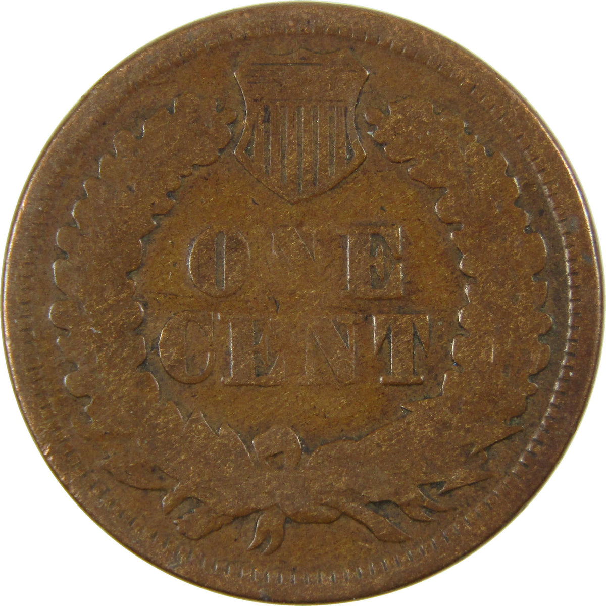 1869 Indian Head Cent G Good Details Penny 1c Coin SKU:CP1776