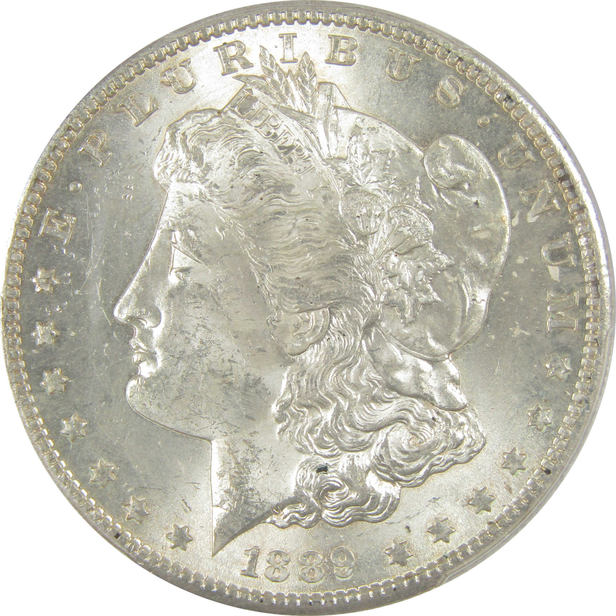 1889 S Morgan Dollar MS 63 PCGS Silver Uncirculated $1 Coin SKU:I19922 - Morgan coin - Morgan silver dollar - Morgan silver dollar for sale - Profile Coins & Collectibles