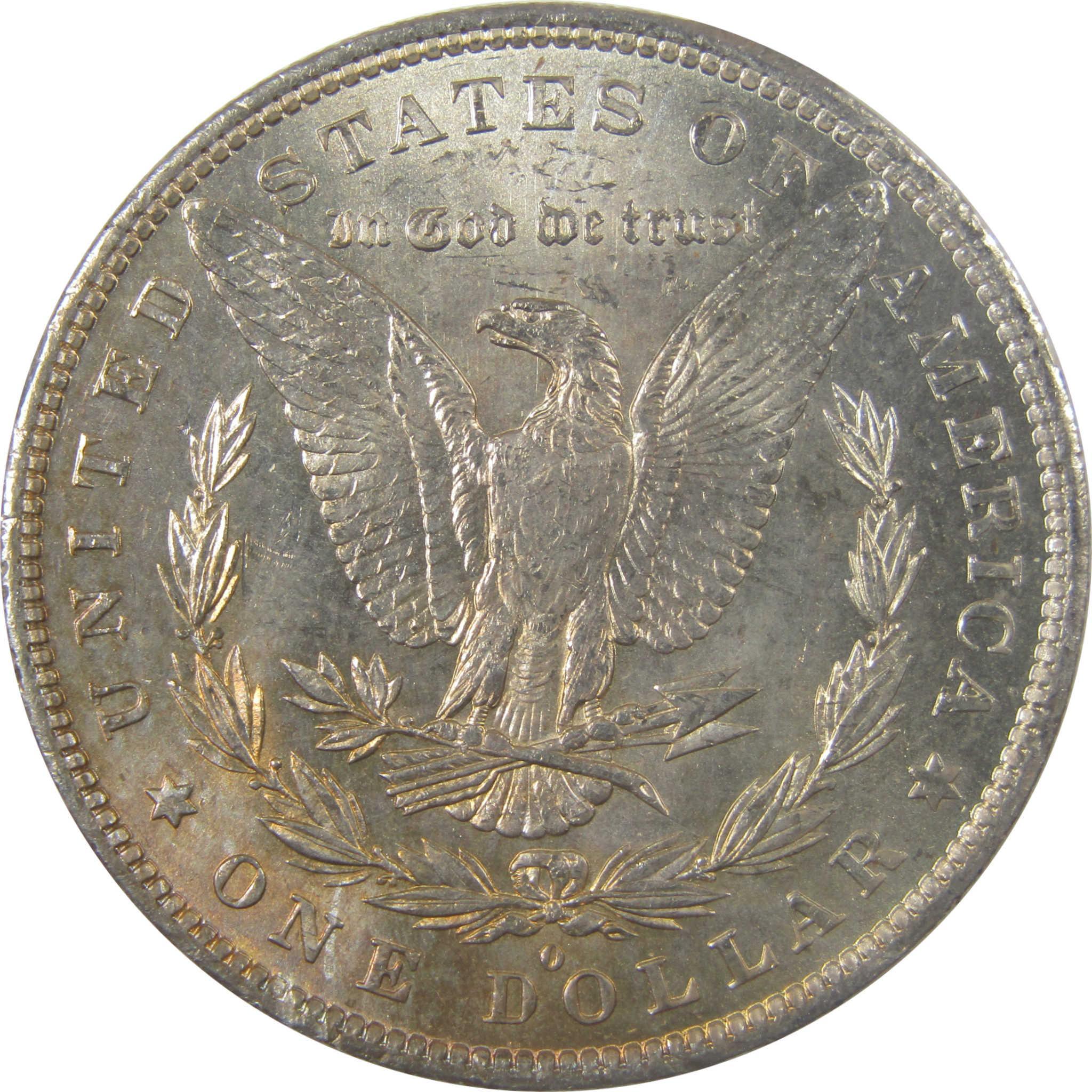1883 O Morgan Silver Dollar Uncirculated Mint State Toned SKU:I24849