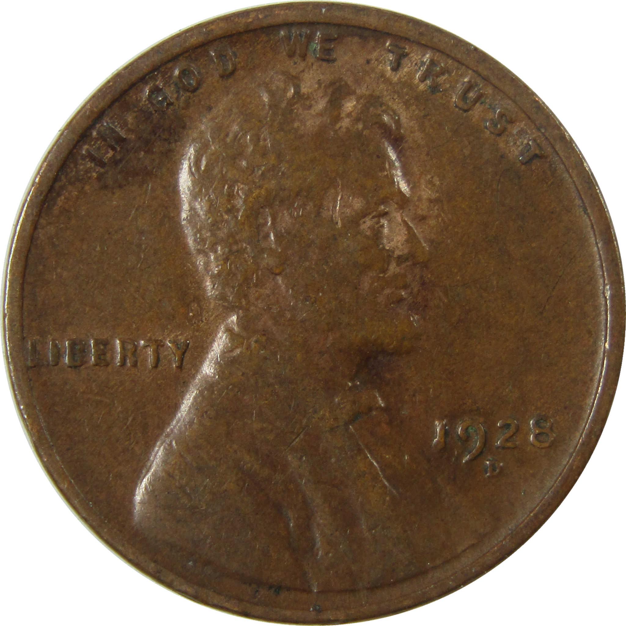1928 D Lincoln Wheat Cent VF Very Fine Penny 1c Coin SKU:I27605