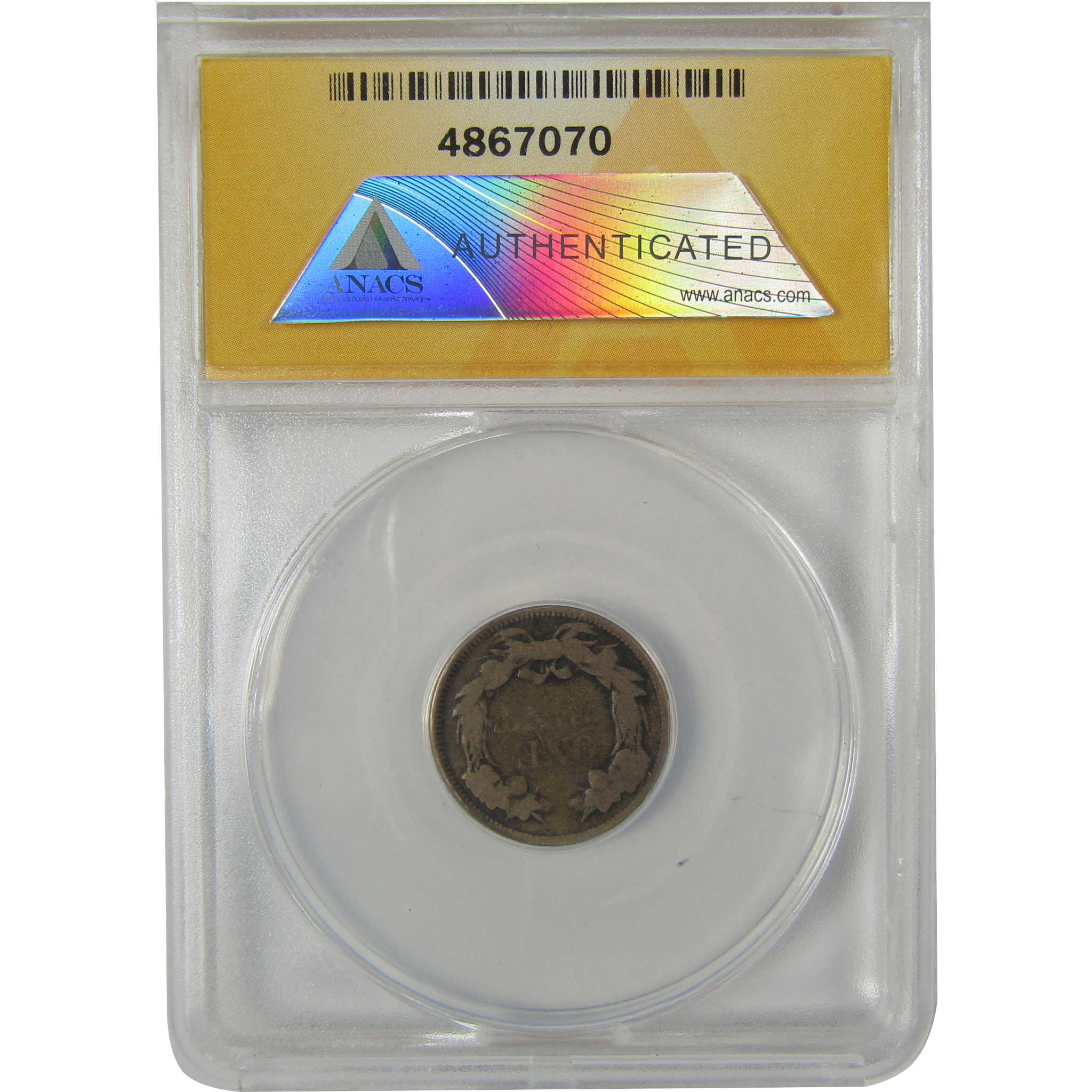 1858 Large Letters Flying Eagle Cent G 4 ANACS Penny 1c Coin SKU:CP43