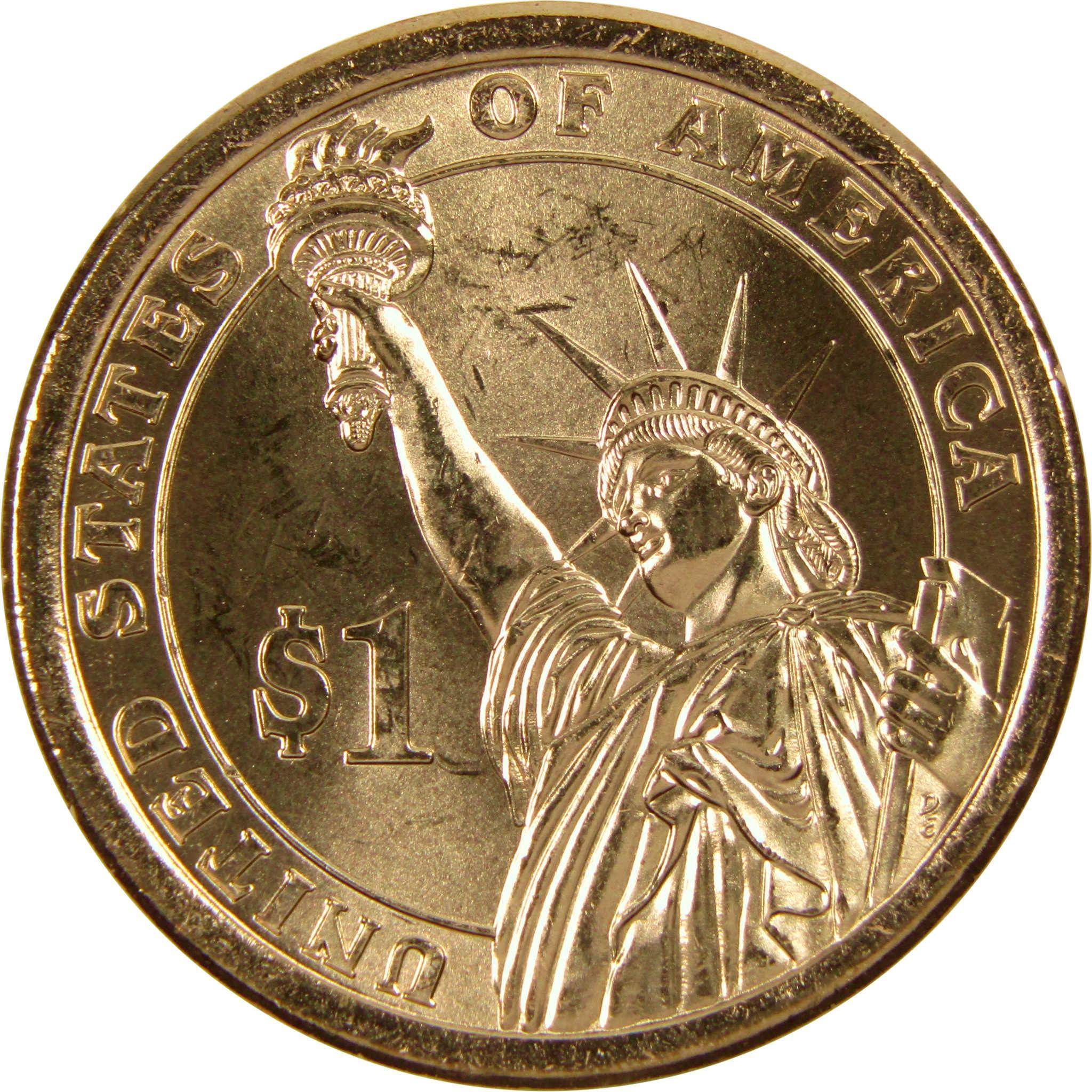 2014 P Calvin Coolidge Presidential Dollar BU Uncirculated $1 Coin