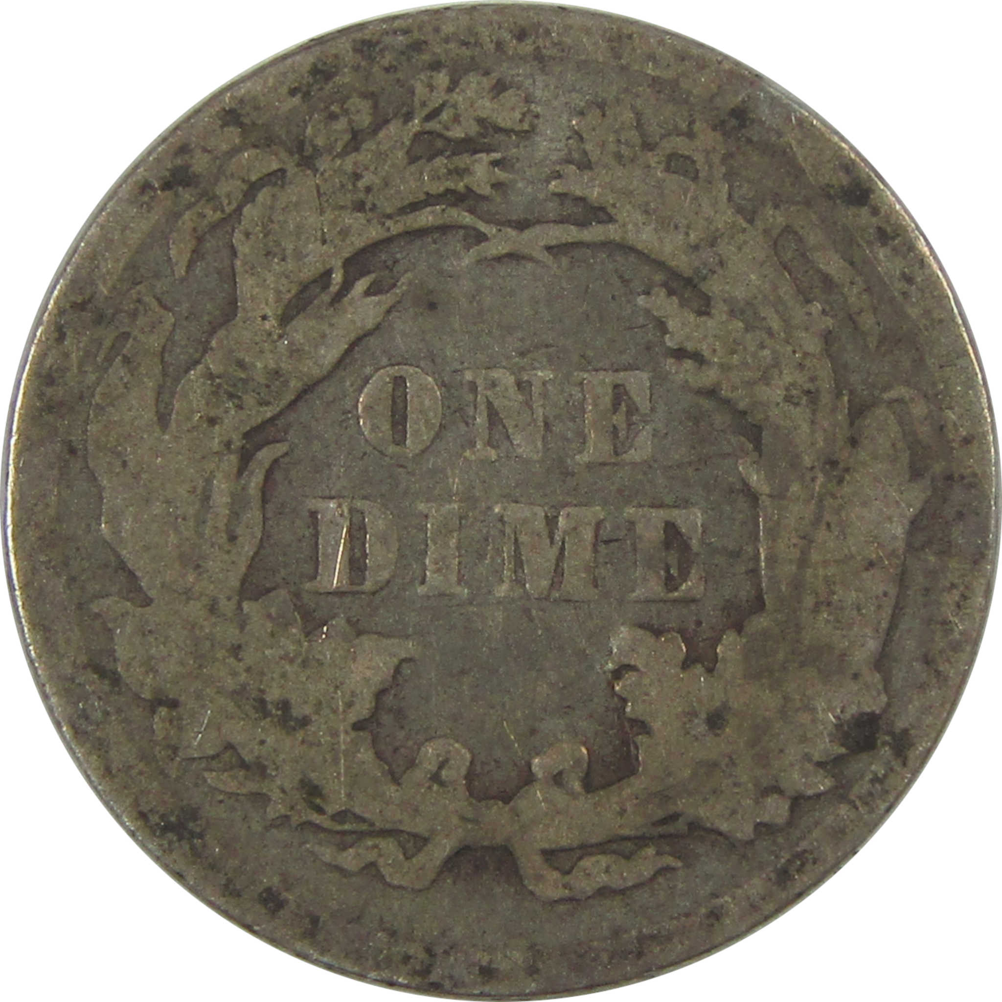 1886 Seated Liberty Dime G Good Silver 10c Coin SKU:CPC0776