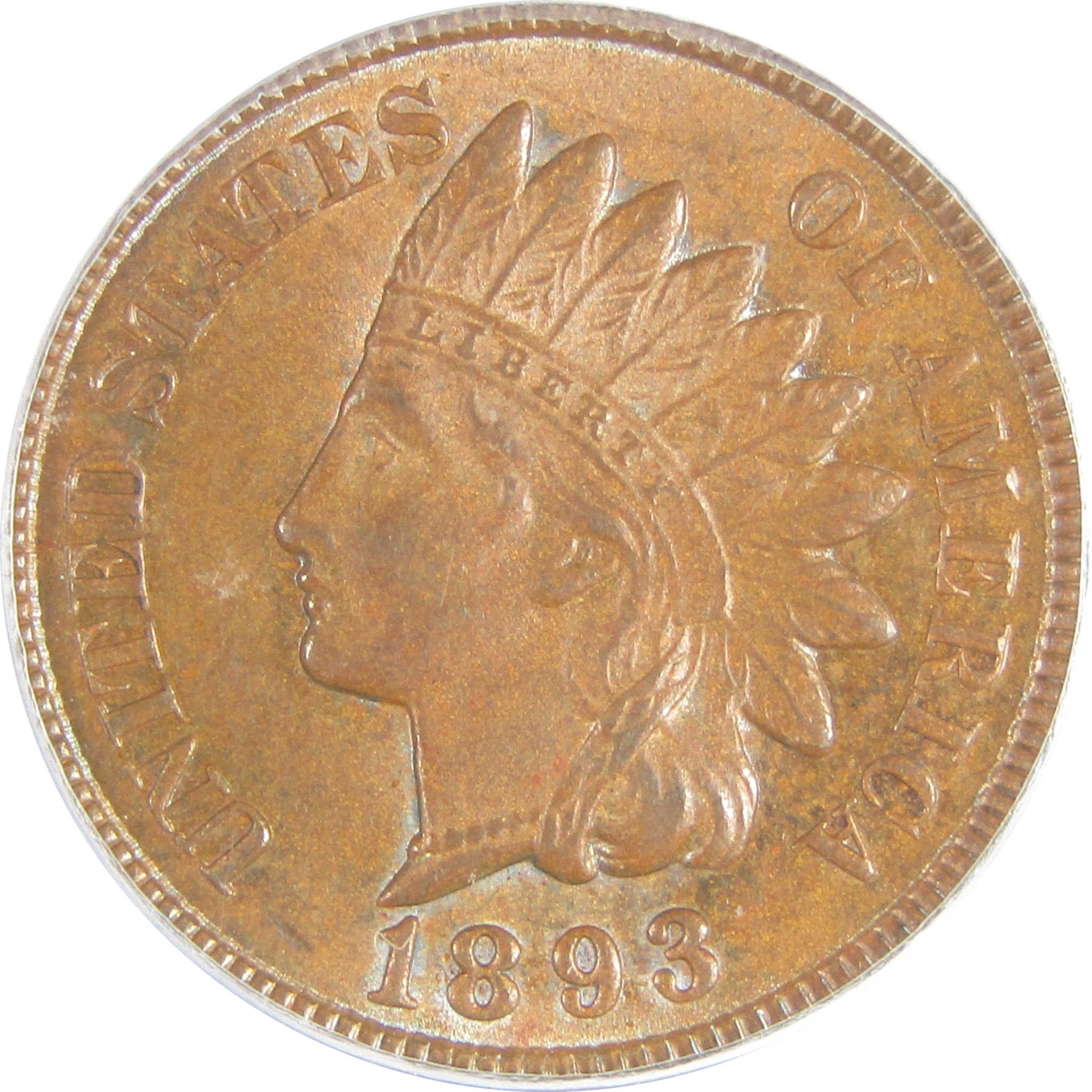 1893 Indian Head Cent MS 63 BN ICG Penny Uncirculated SKU:I22946