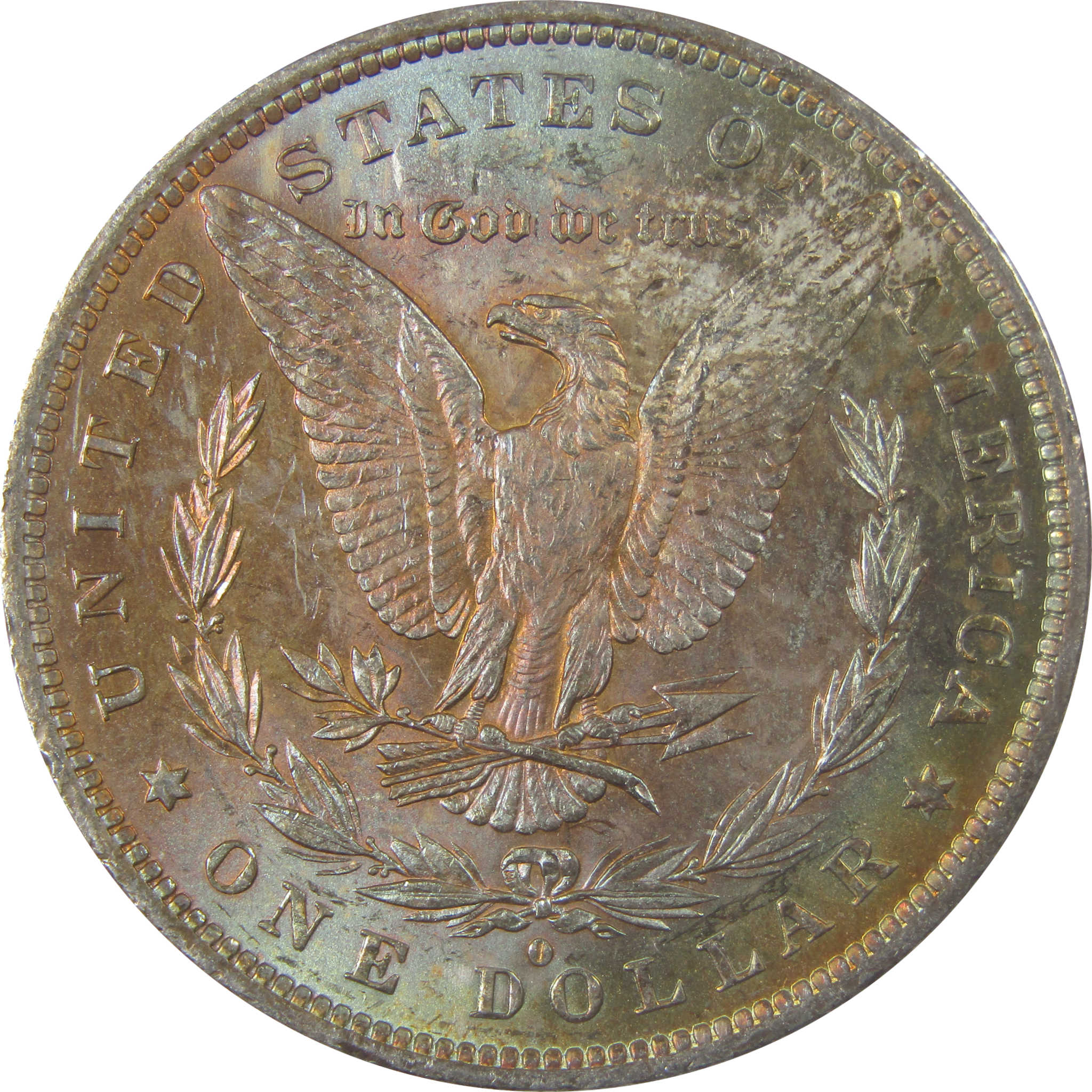 1883 O Morgan Silver Dollar Uncirculated Mint State Toned SKU:I24877