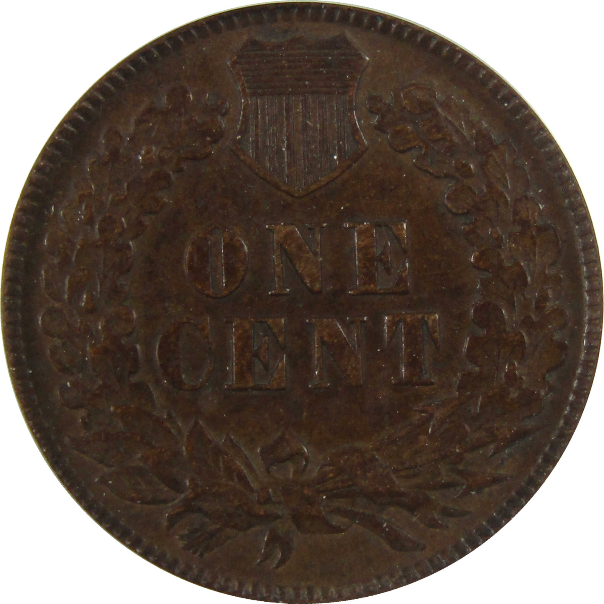 1874 Indian Head Cent EF 40 ANACS Penny 1c Coin Collectible SKU:I28064