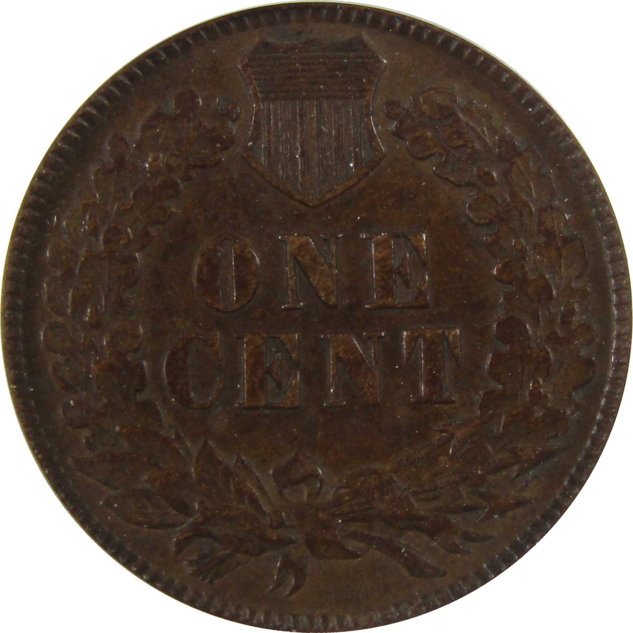 1874 Indian Head Cent EF 40 ANACS Penny 1c Coin Collectible SKU:I28064