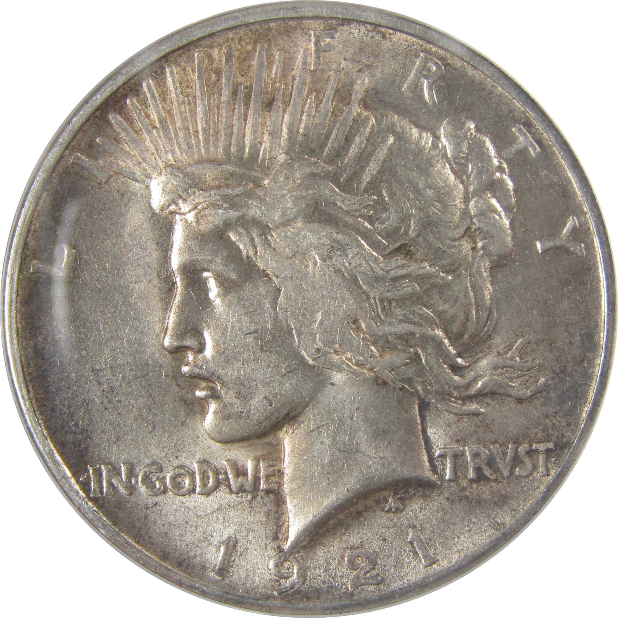 1921 High Relief Peace Dollar MS 63 ANACS Uncirculated SKU:I25031