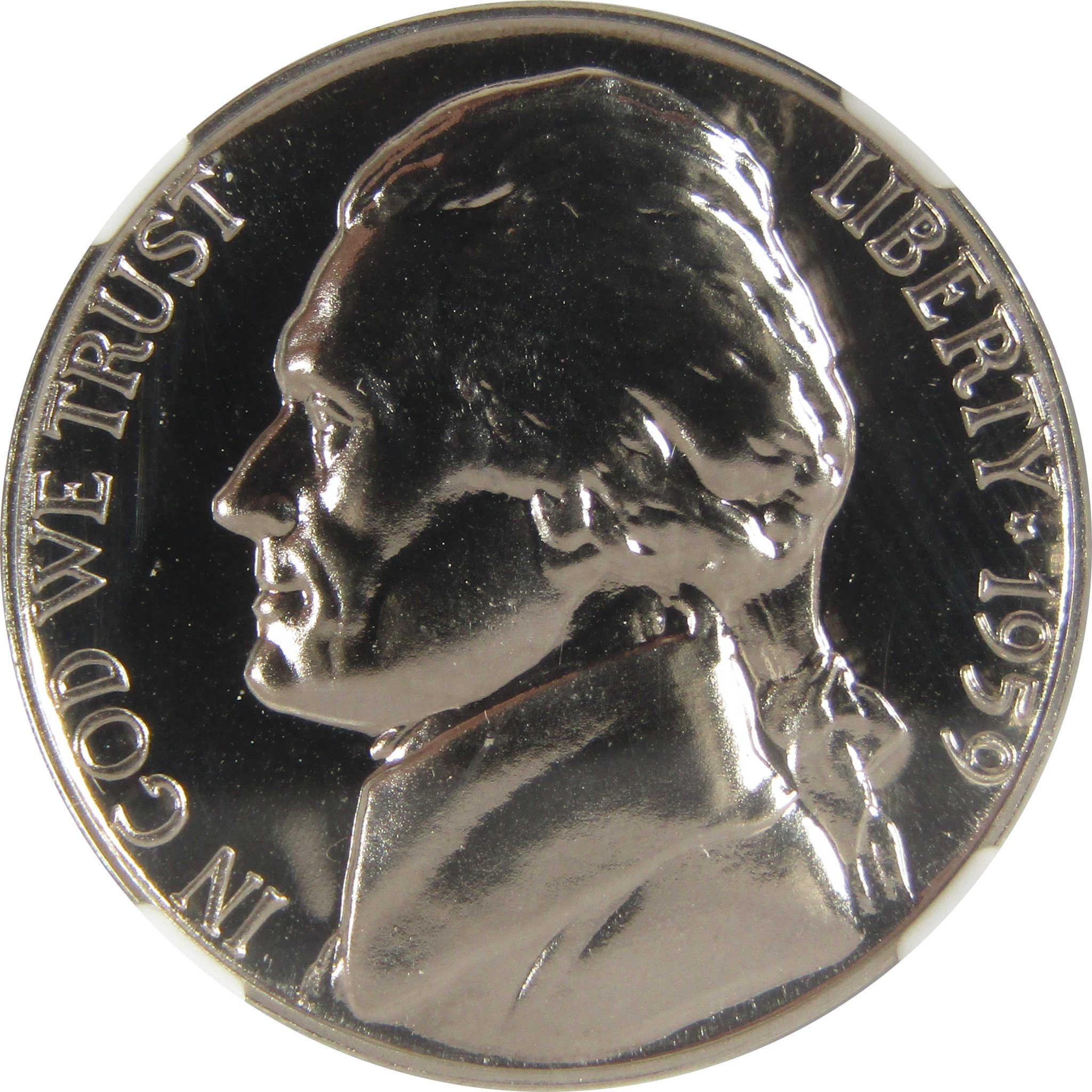 1959 Jefferson Nickel PF 69 NGC Proof 5c Coin Collectible SKU:I27323