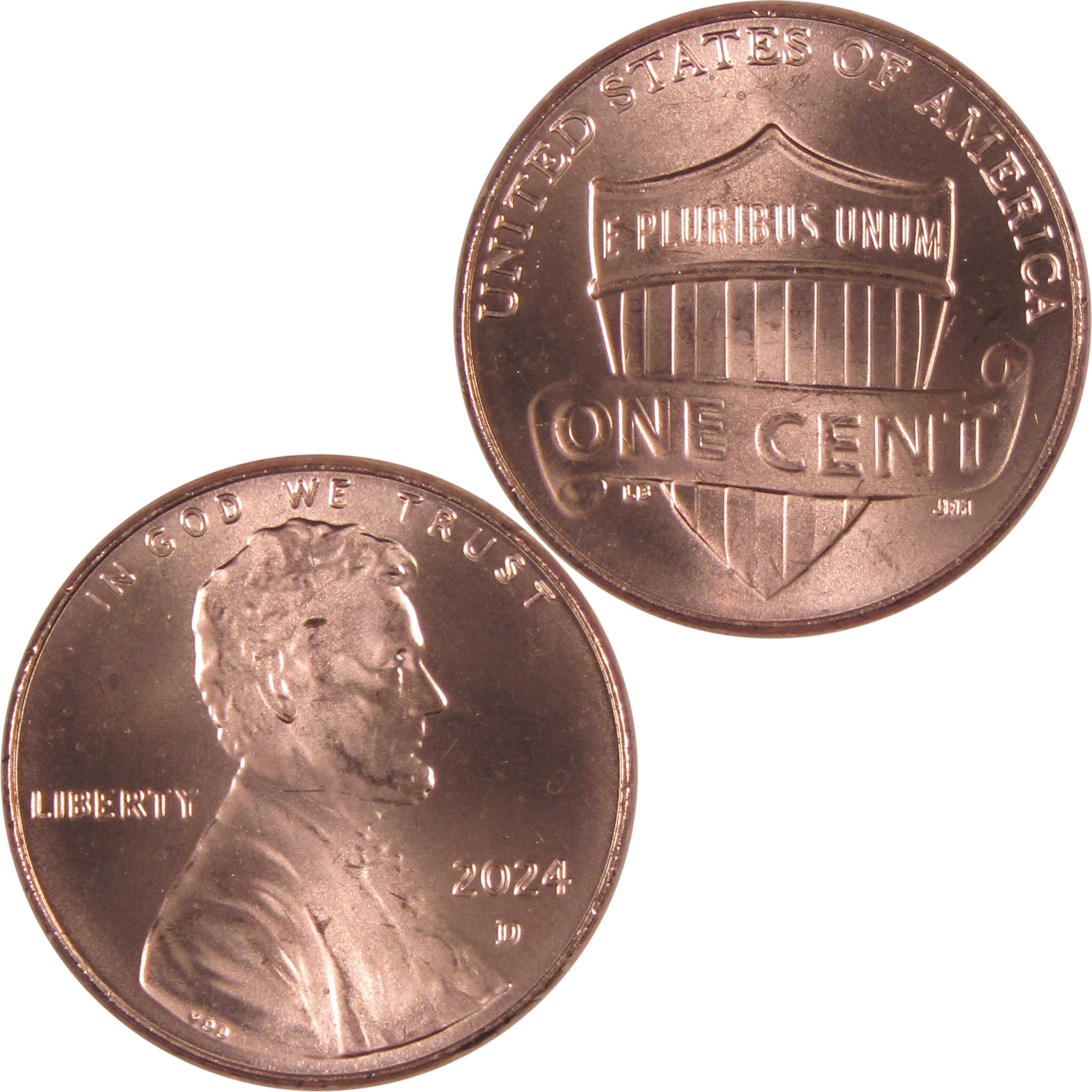 2024 D Lincoln Shield Cent Uncirculated Penny 1c Coin