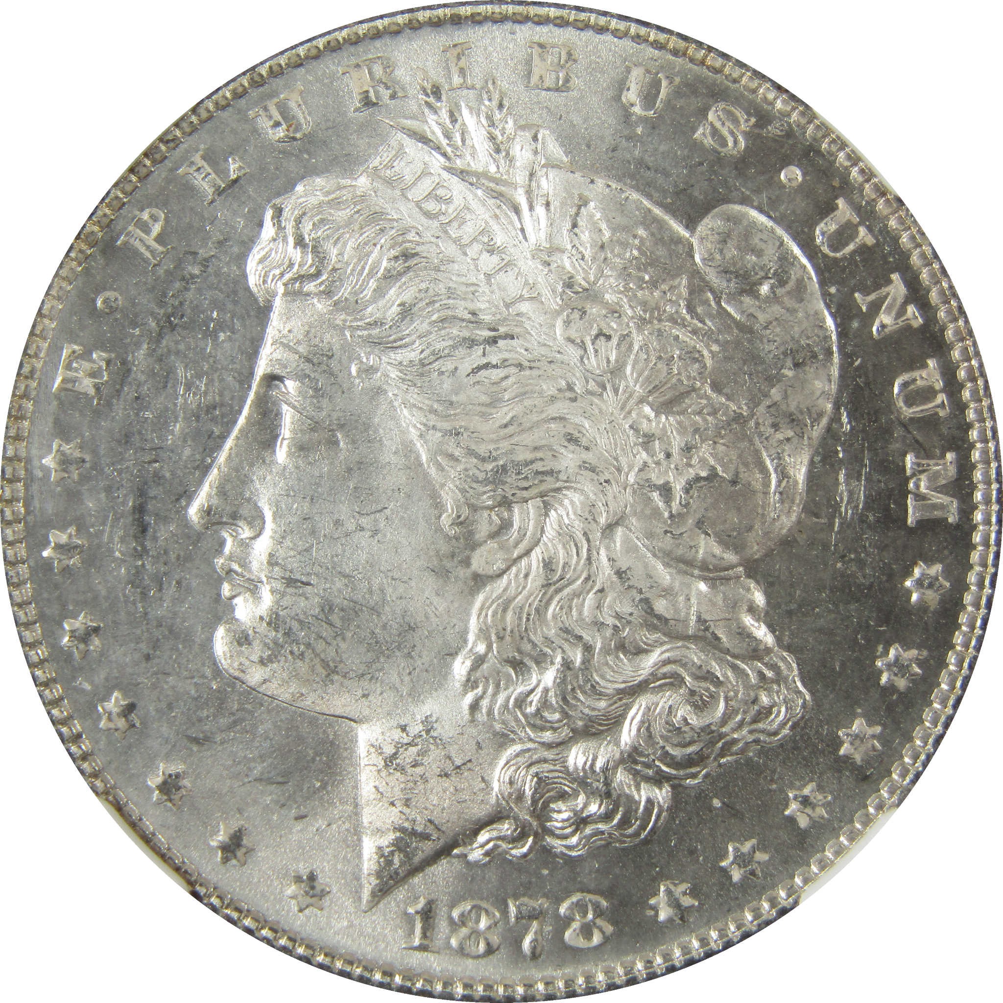 1878 7/8TF Strong Morgan Silver Dollar MS 63 NGC $1 Coin SKU:I28334