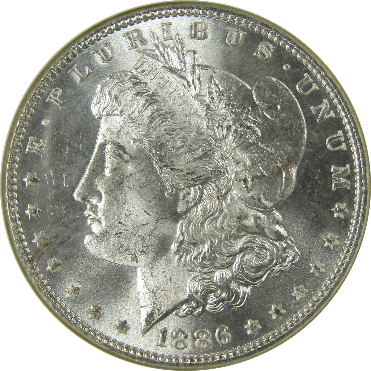 1886 Morgan Silver Dollar MS 64 NGC Uncirculated $1 Coin SKU:CP404 - Morgan coin - Morgan silver dollar - Morgan silver dollar for sale - Profile Coins & Collectibles