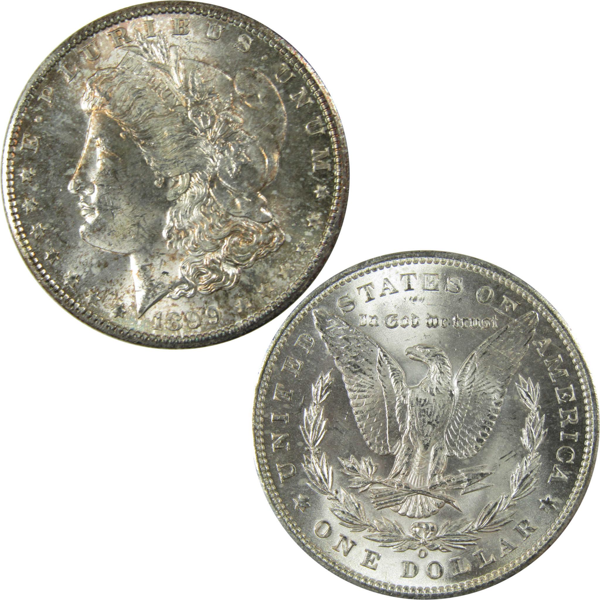 1899 O Morgan Silver Dollar Uncirculated Mint State Toned SKU:CP550