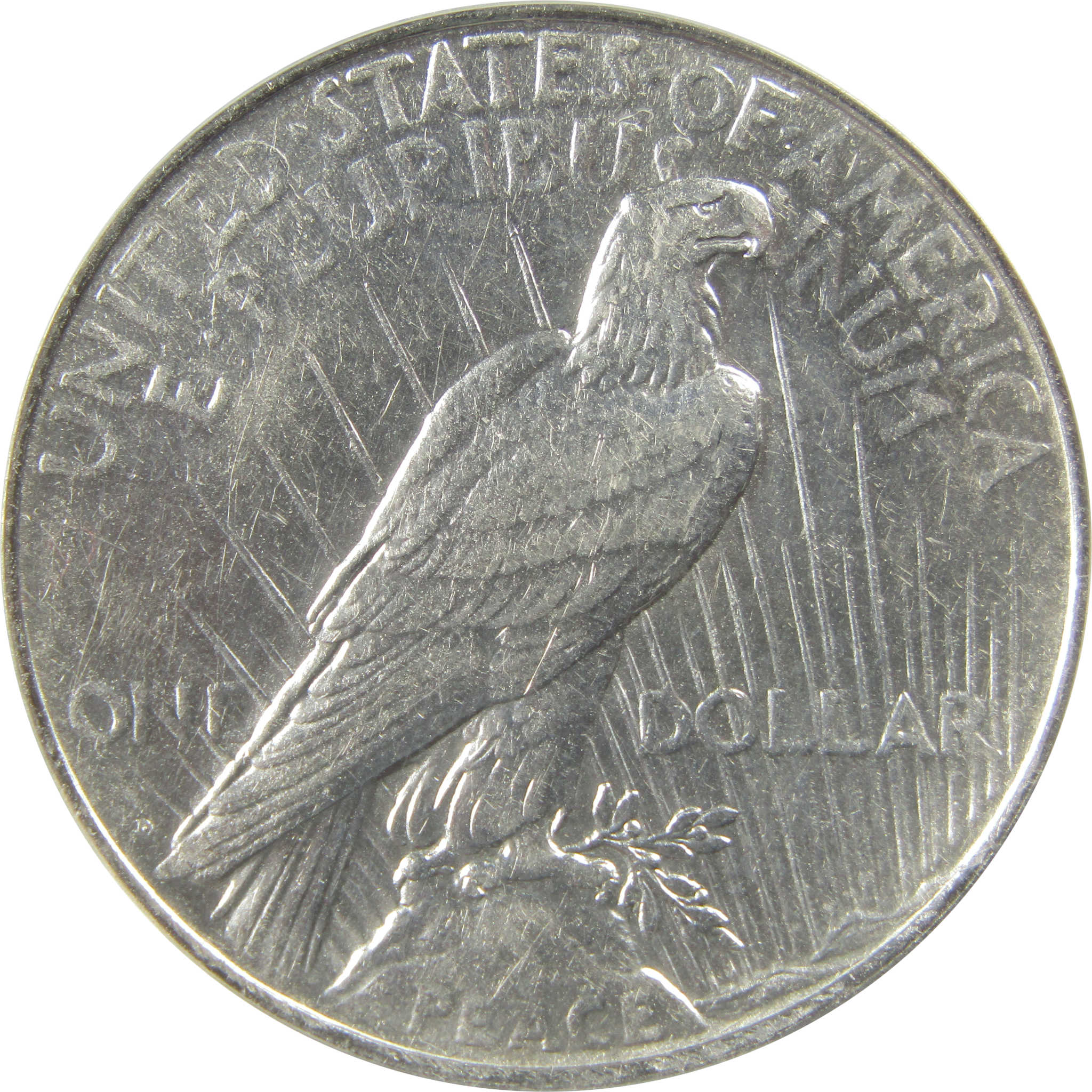 1923 D Peace Dollar AU 55 Details ANACS Silver $1 Coin SKU:I22370