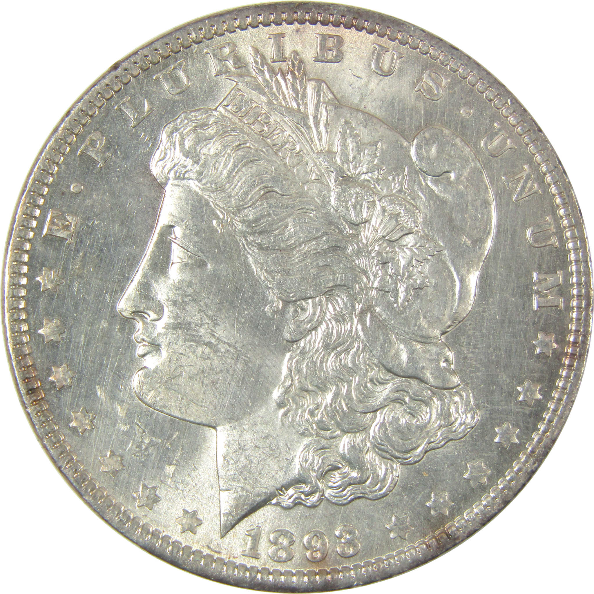 1893 Morgan Dollar Uncirculated Details Silver $1 Coin SKU:I22495 - Morgan coin - Morgan silver dollar - Morgan silver dollar for sale - Profile Coins & Collectibles