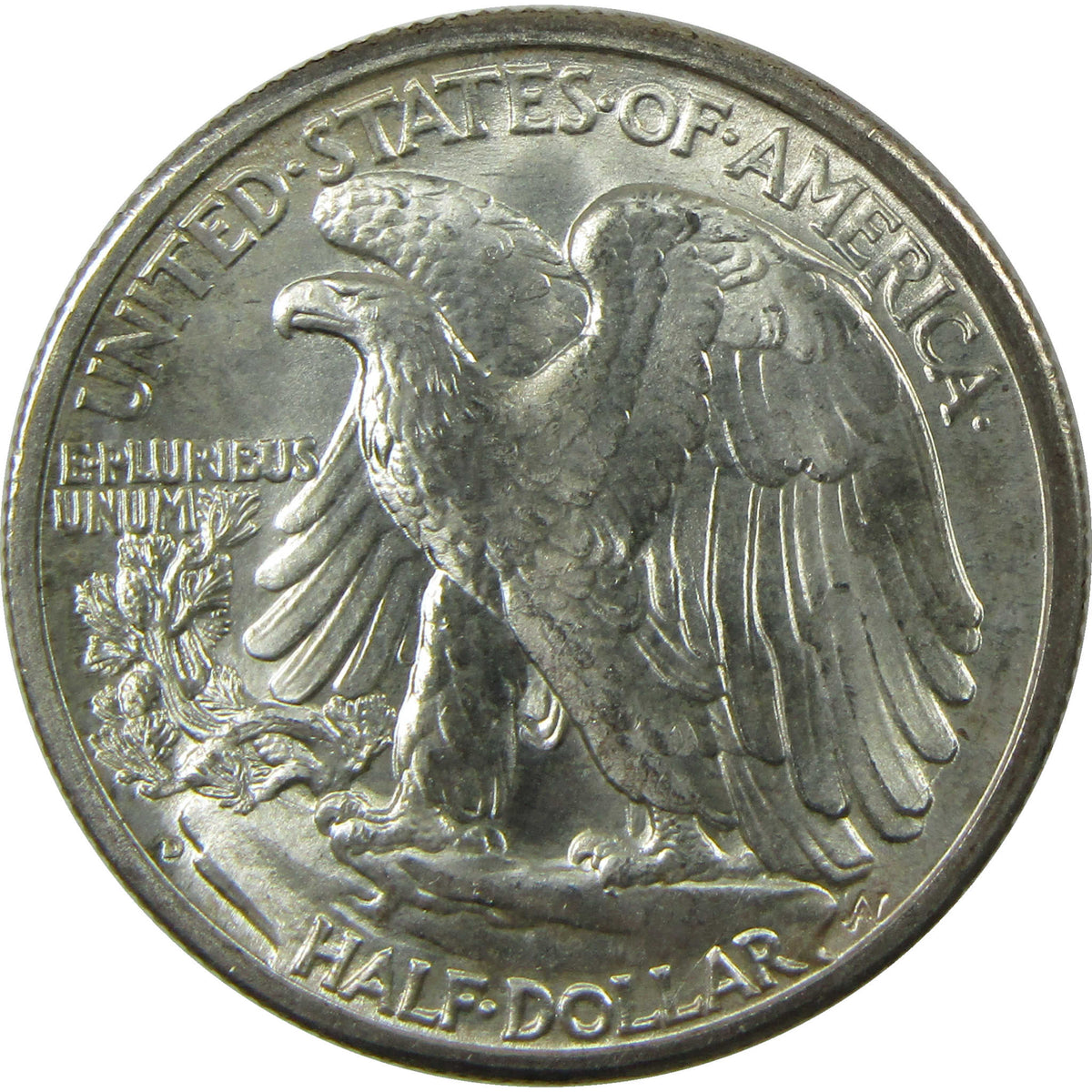1942 D Liberty Walking Silver Half Dollar BU Choice Uncirculated Coin